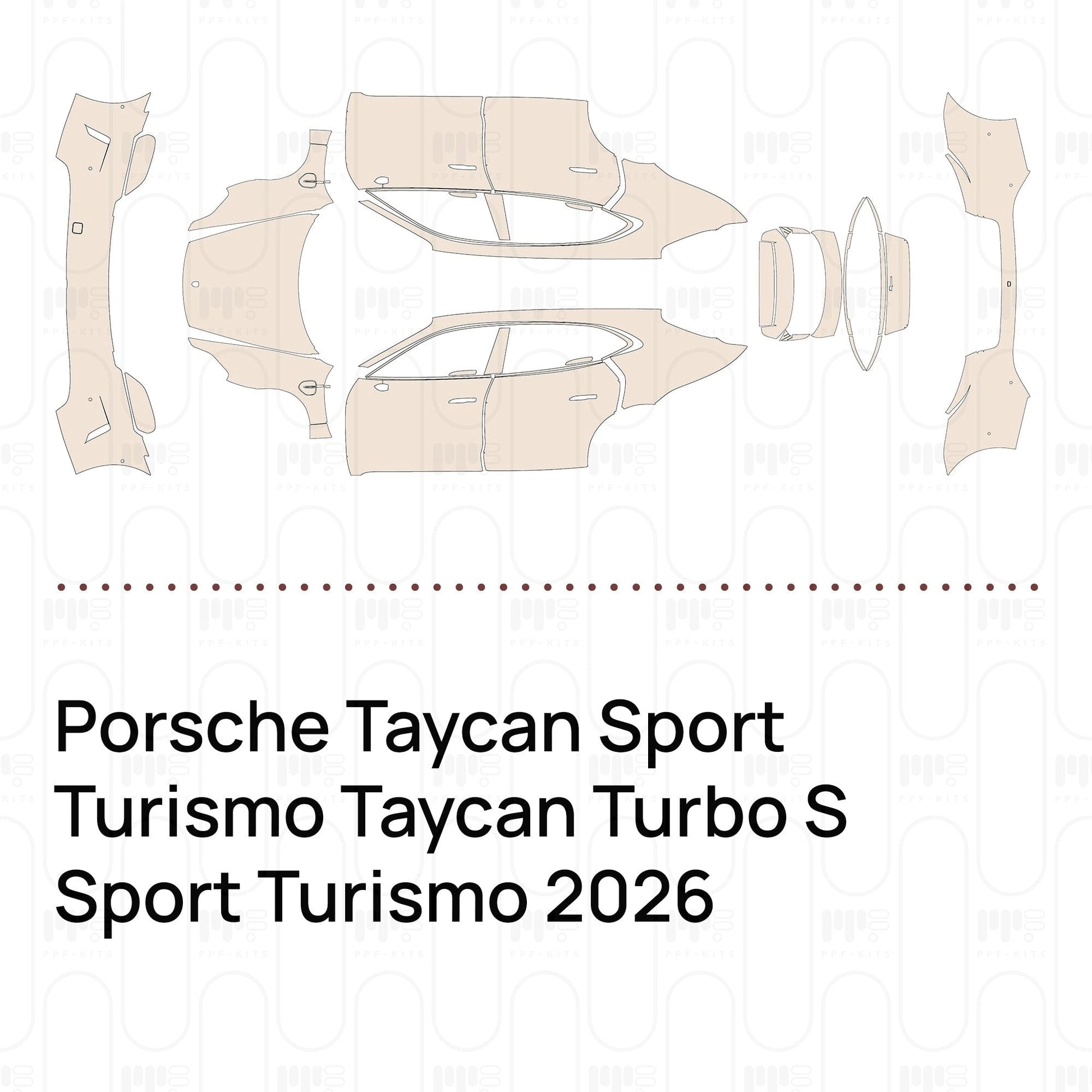 Pre-CutPPFPorscheTaycanSportTurismoTaycanTurboSSportTurismo2026