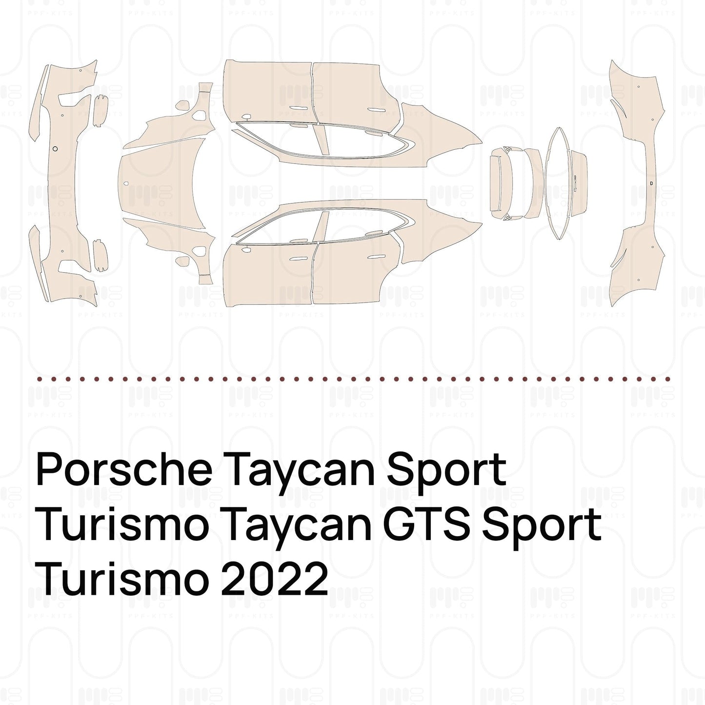 Pre-CutPPFPorscheTaycanSportTurismoTaycanGTSSportTurismo2022