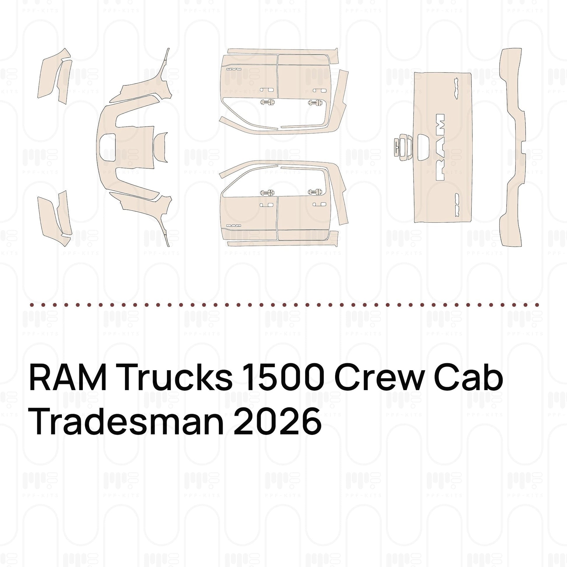 Pre-CutPPFRAMTrucks1500CrewCabTradesman2026