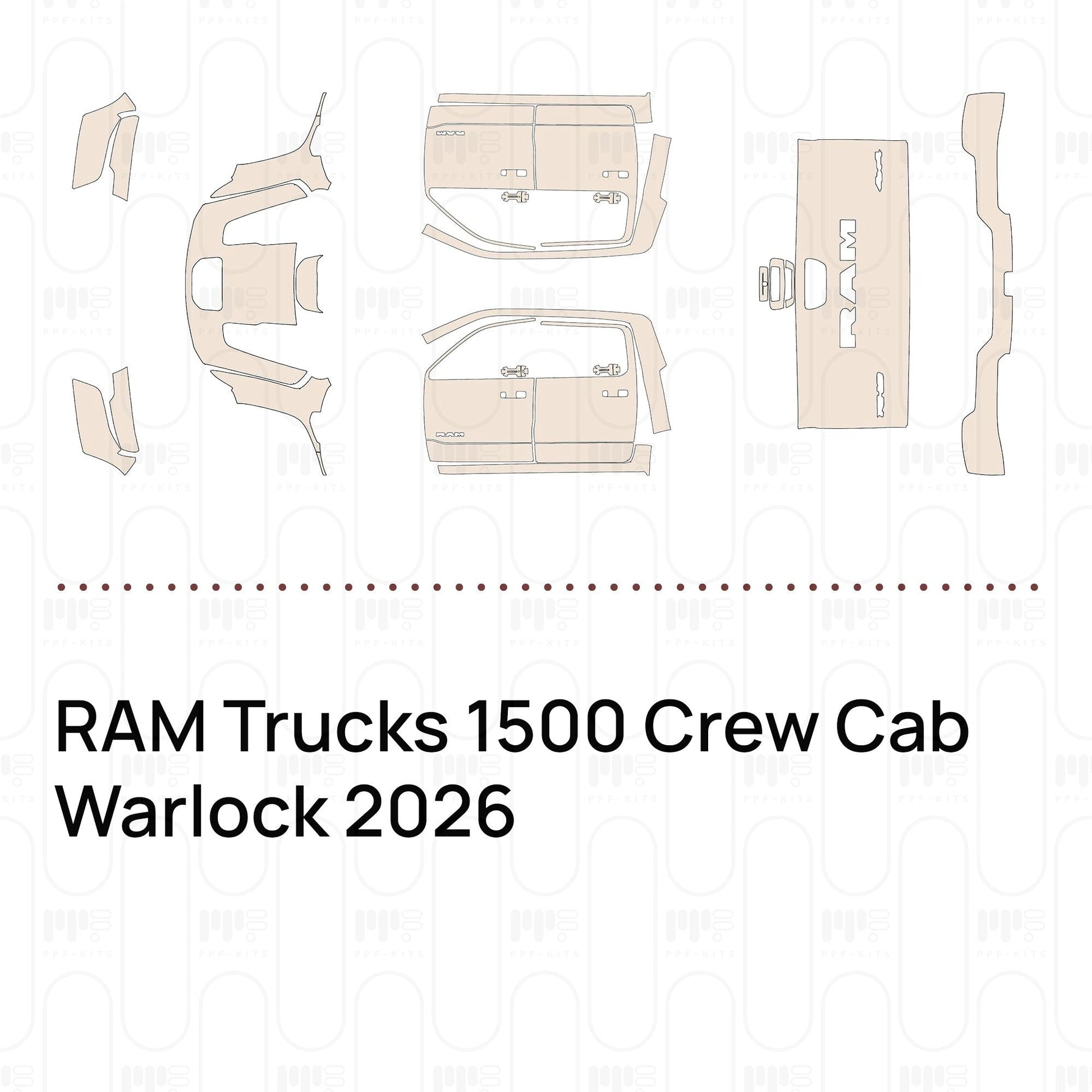 Pre-CutPPFRAMTrucks1500CrewCabWarlock2026