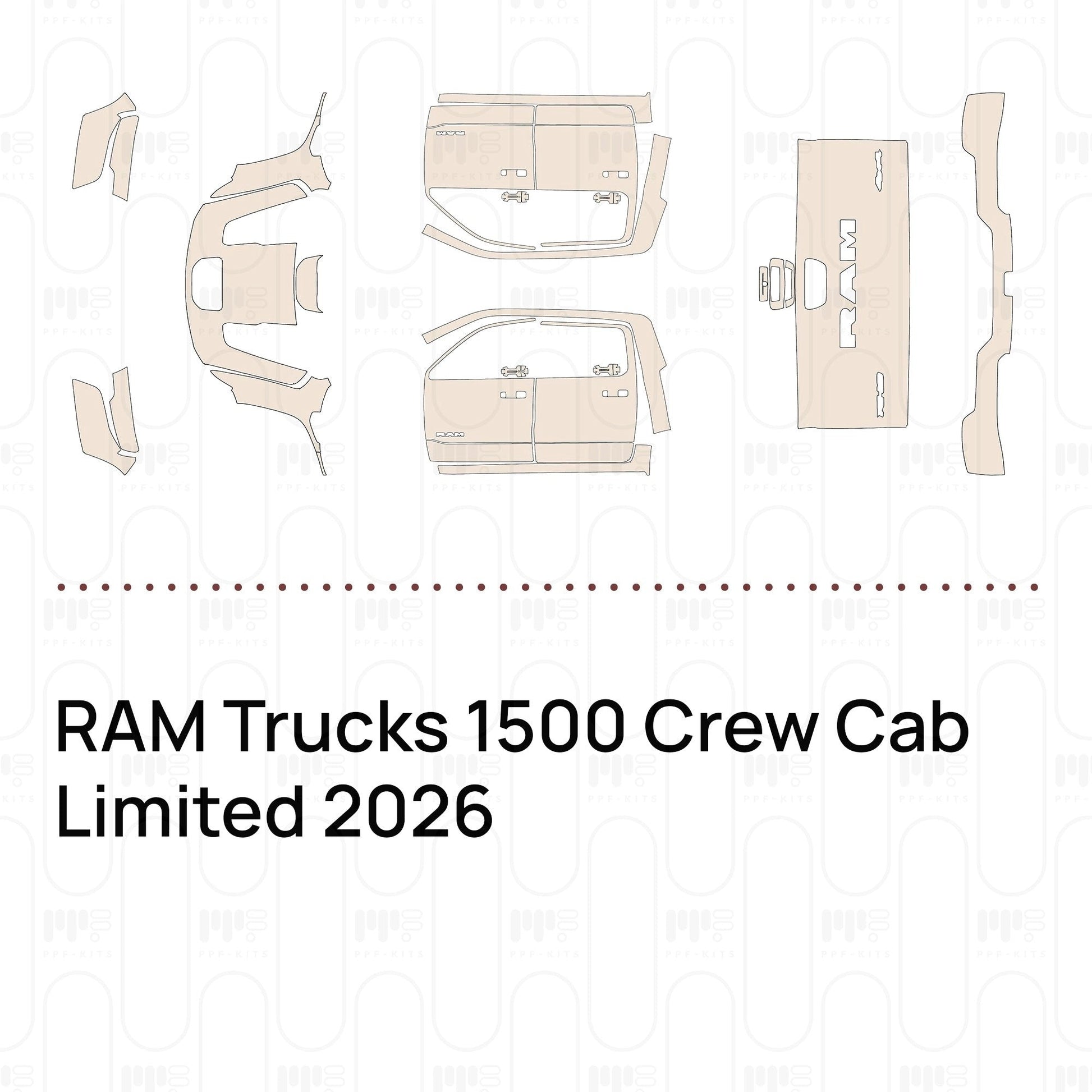Pre-CutPPFRAMTrucks1500CrewCabLimited2026