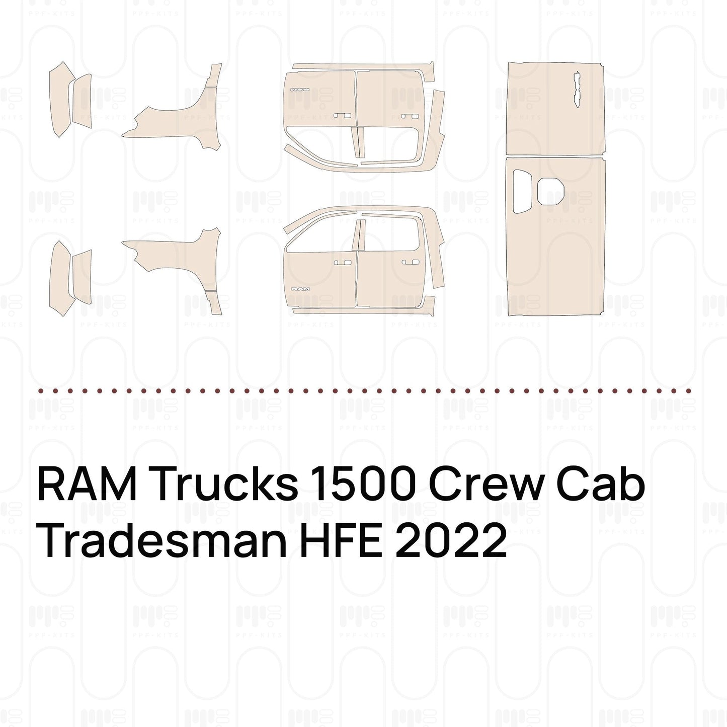 Pre-CutPPFRAMTrucks1500CrewCabTradesmanHFE2022