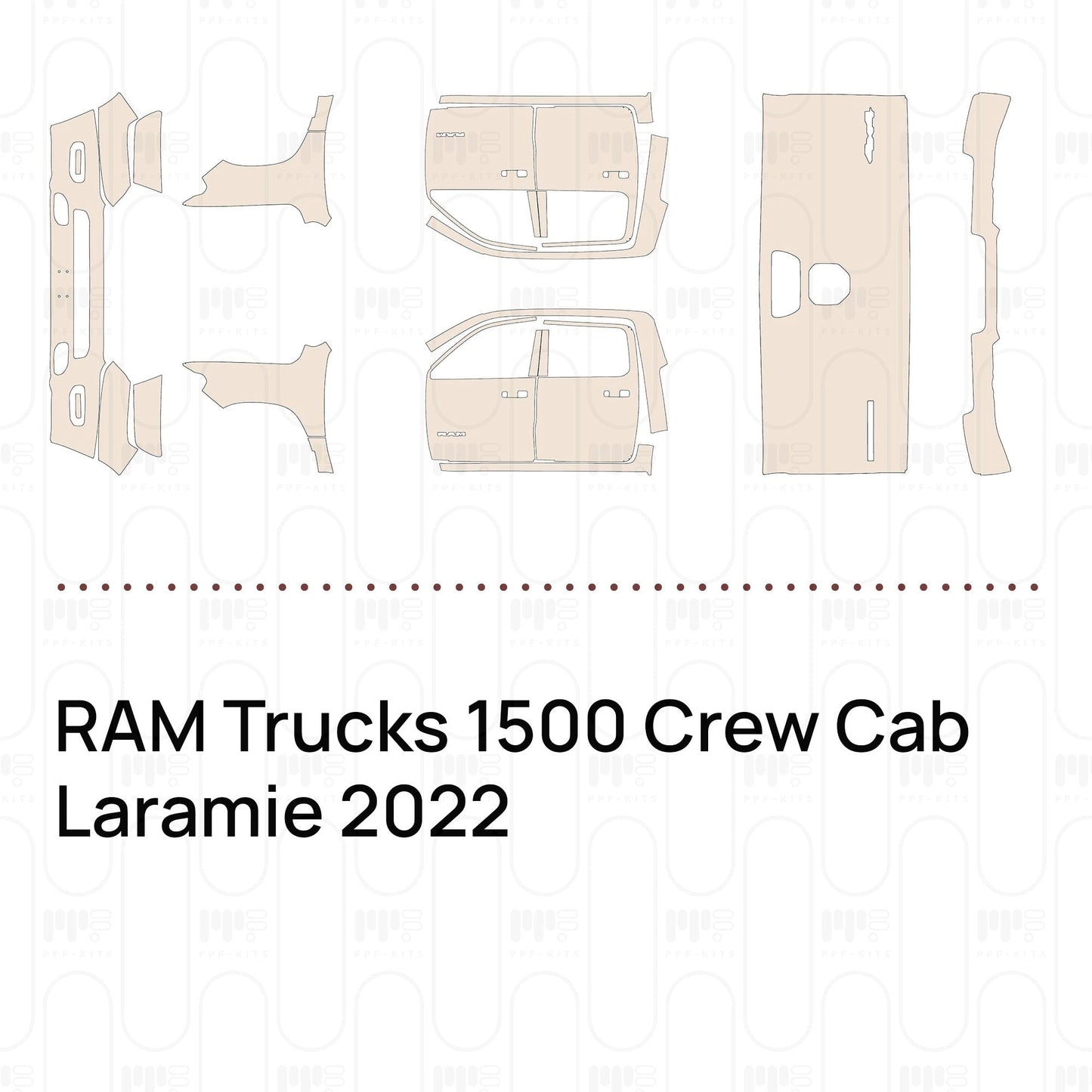 Pre-CutPPFRAMTrucks1500CrewCabLaramie2022