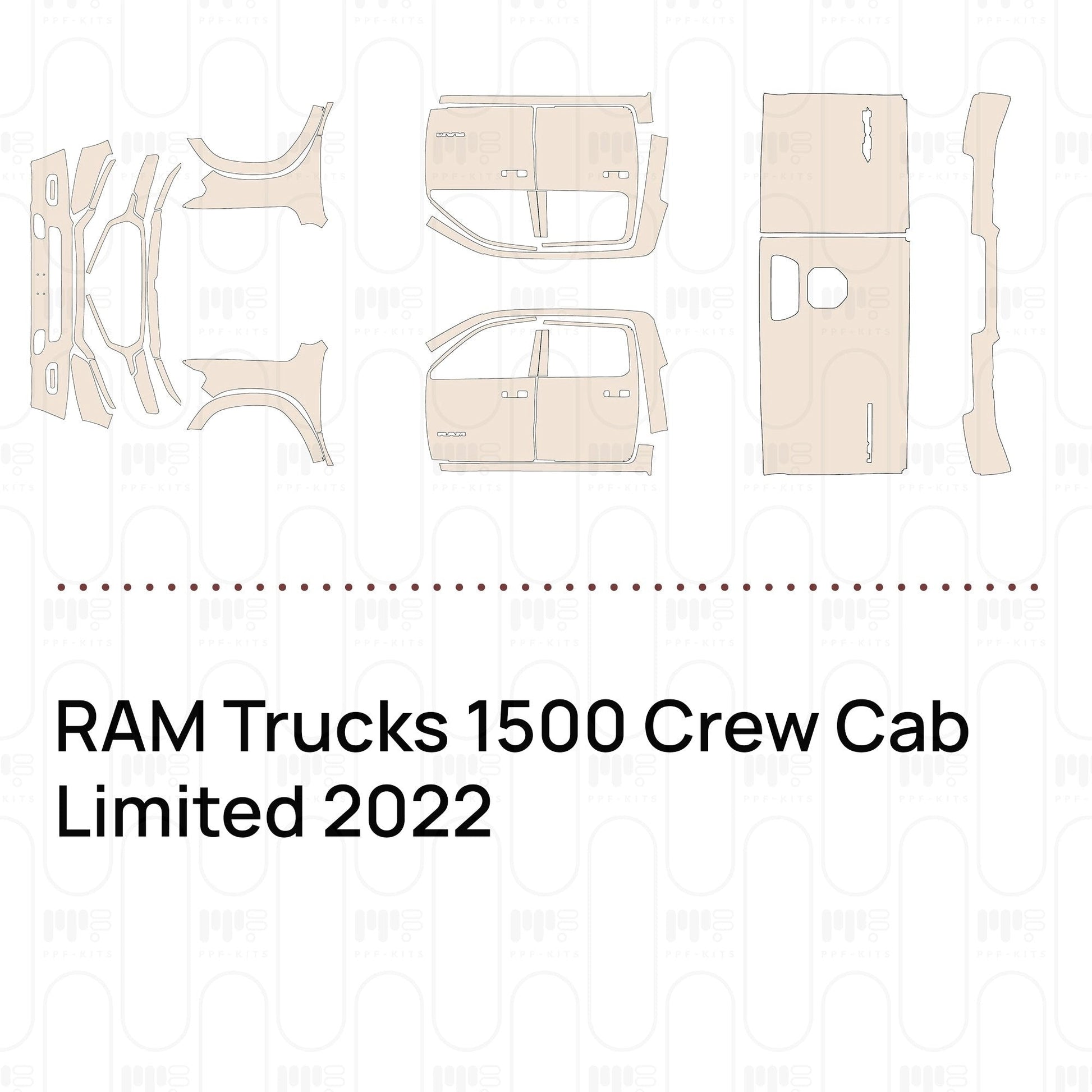 Pre-CutPPFRAMTrucks1500CrewCabLimited2022