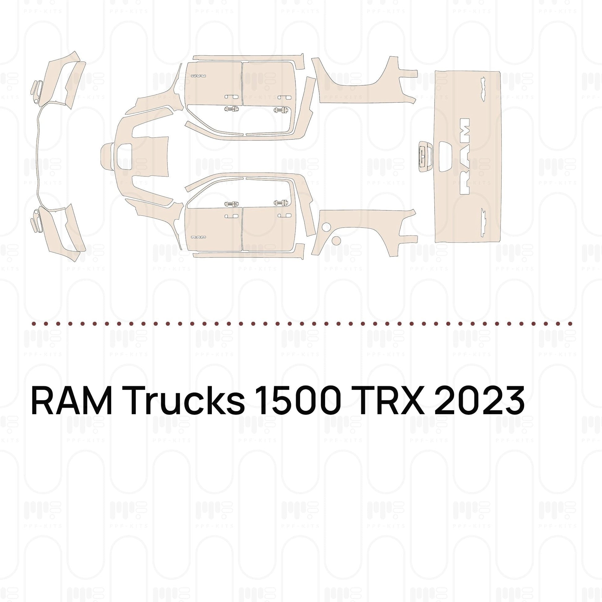 Pre-CutPPFRAMTrucks1500TRX2023