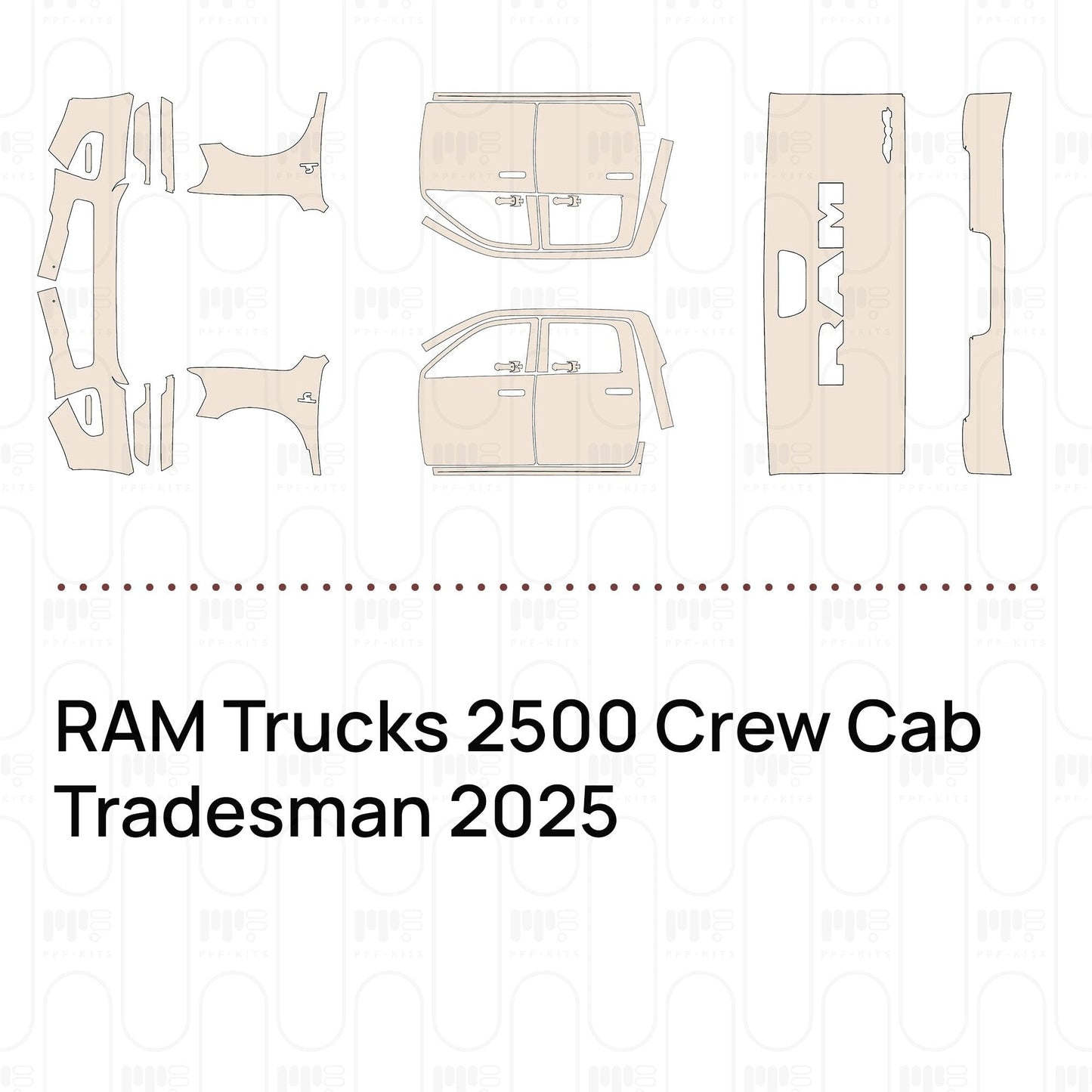 Pre-CutPPFRAMTrucks2500CrewCabTradesman2025