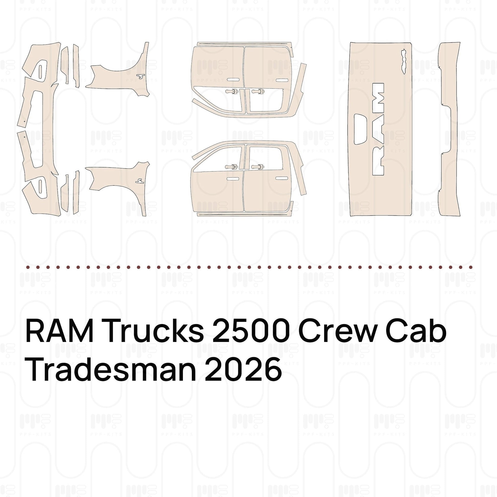 Pre-CutPPFRAMTrucks2500CrewCabTradesman2026