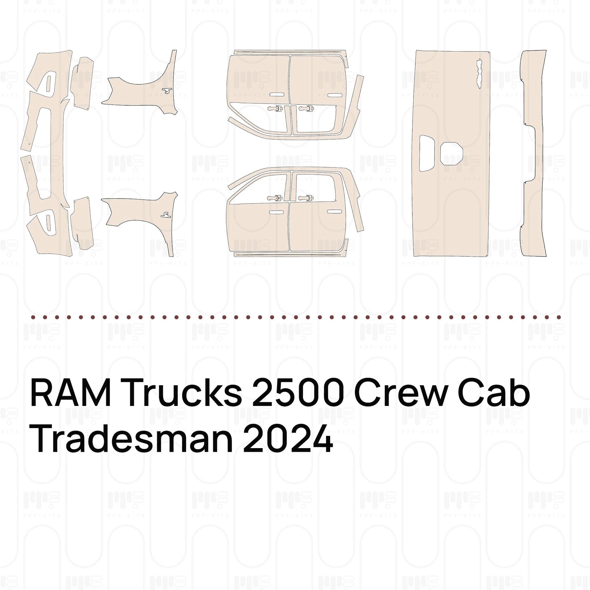 Pre-CutPPFRAMTrucks2500CrewCabTradesman2024