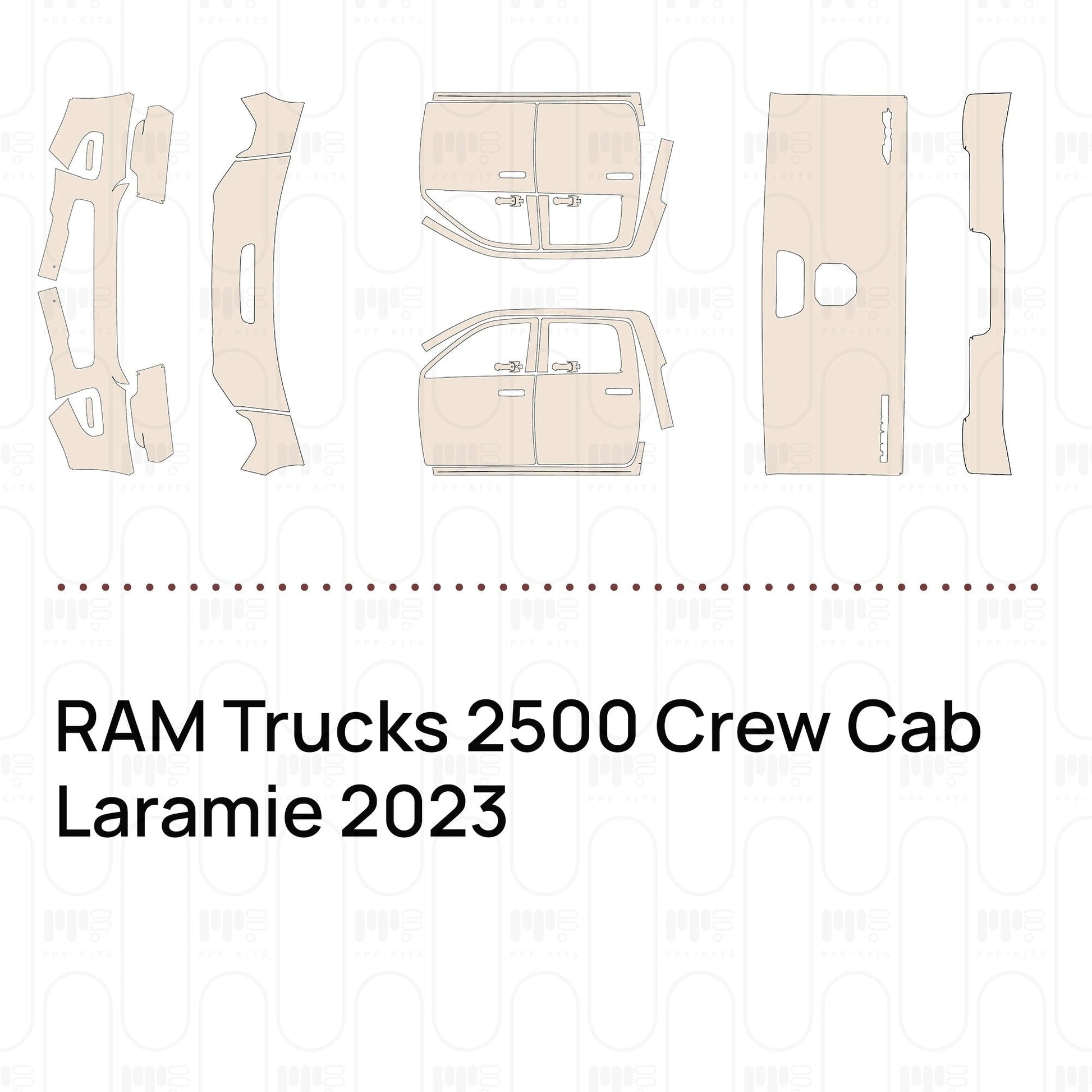 Pre-CutPPFRAMTrucks2500CrewCabLaramie2023