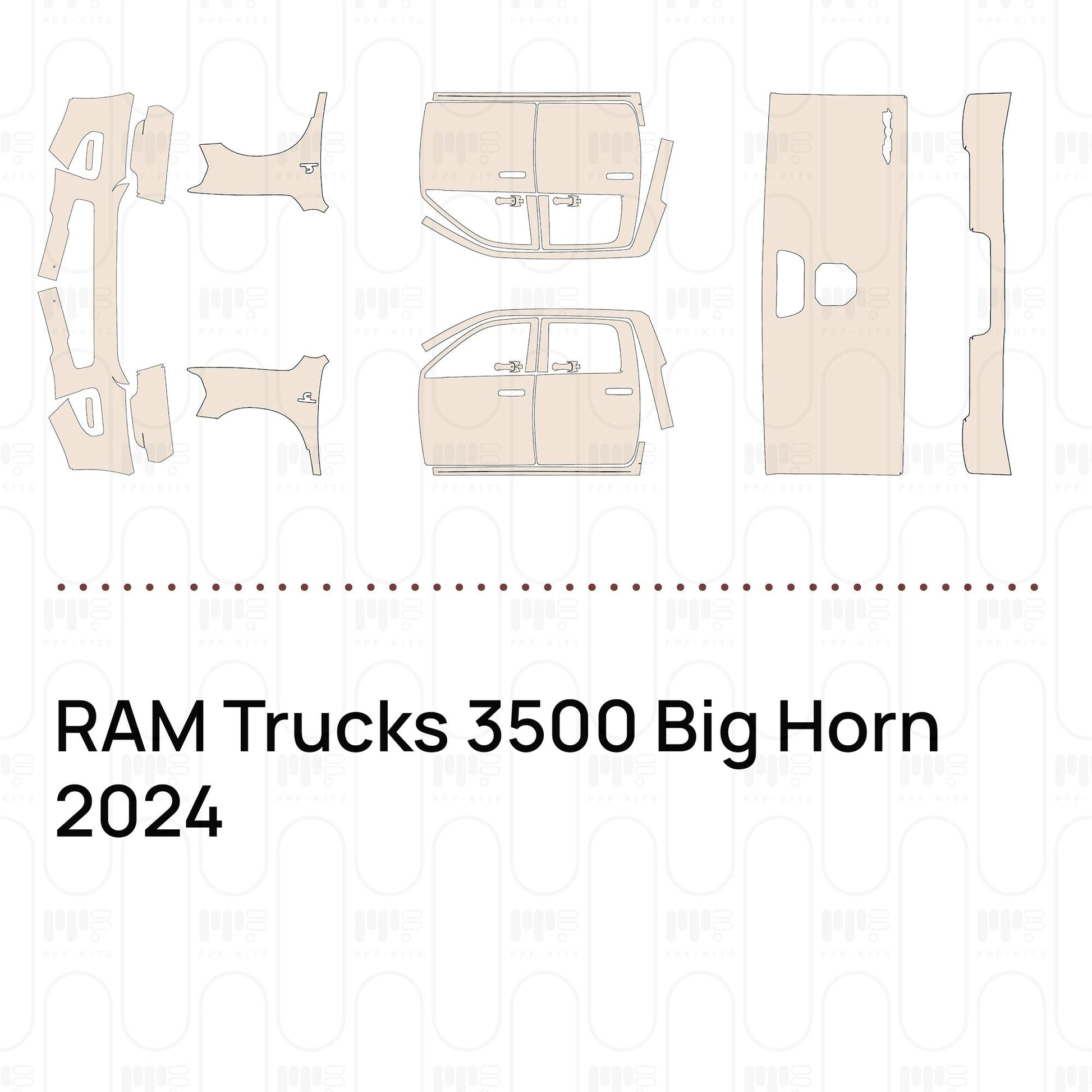 Pre-CutPPFRAMTrucks3500BigHorn2024