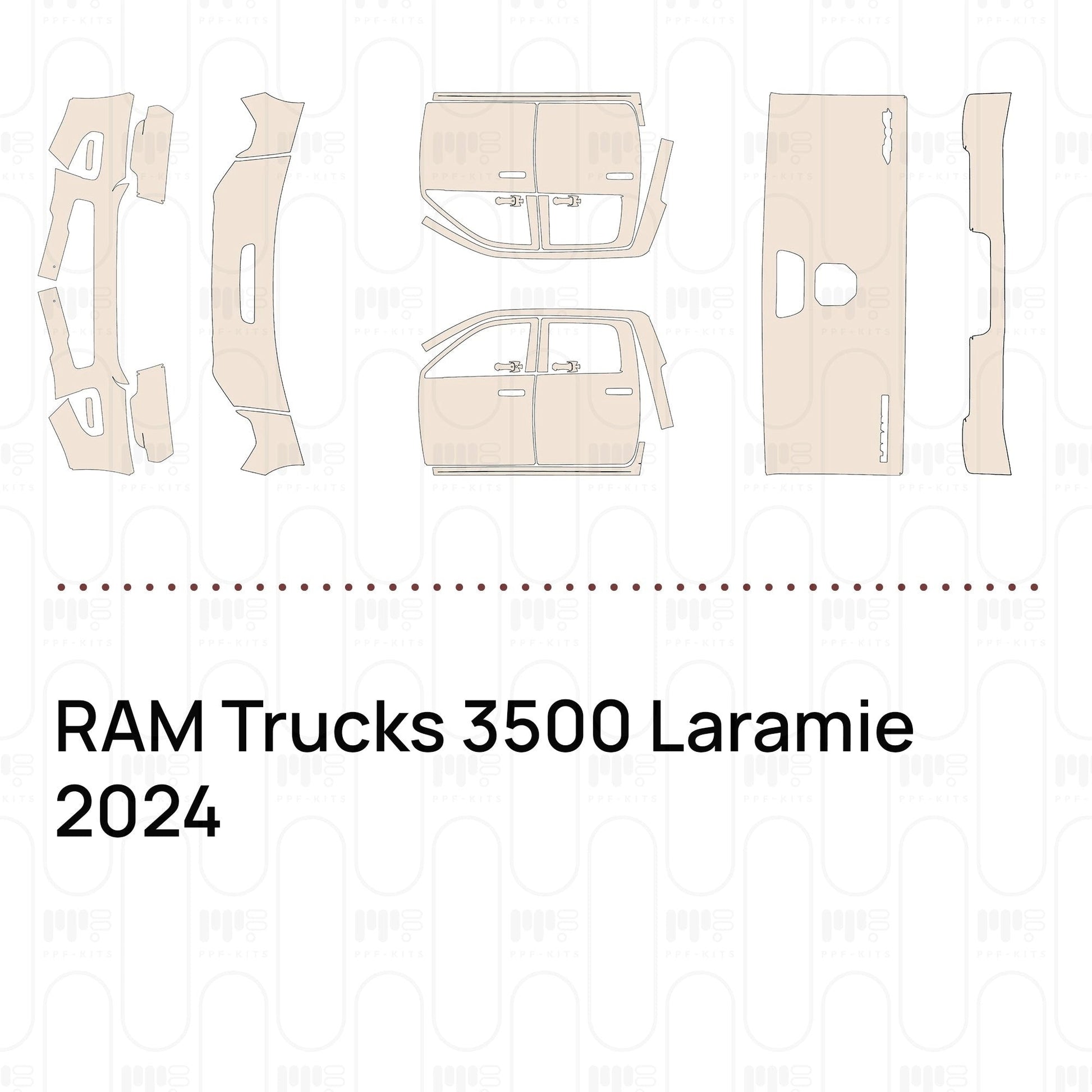 Pre-CutPPFRAMTrucks3500Laramie2024
