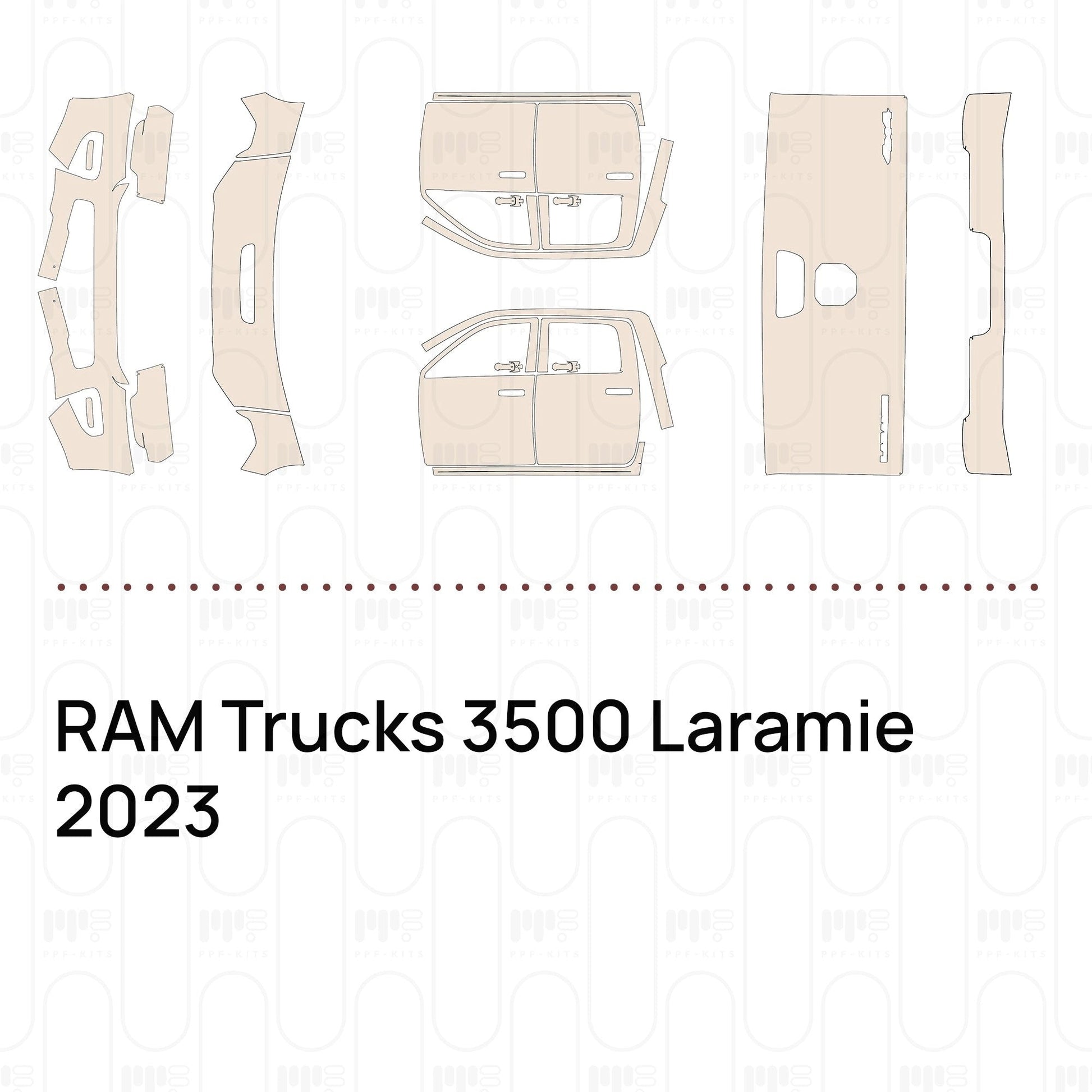 Pre-CutPPFRAMTrucks3500Laramie2023