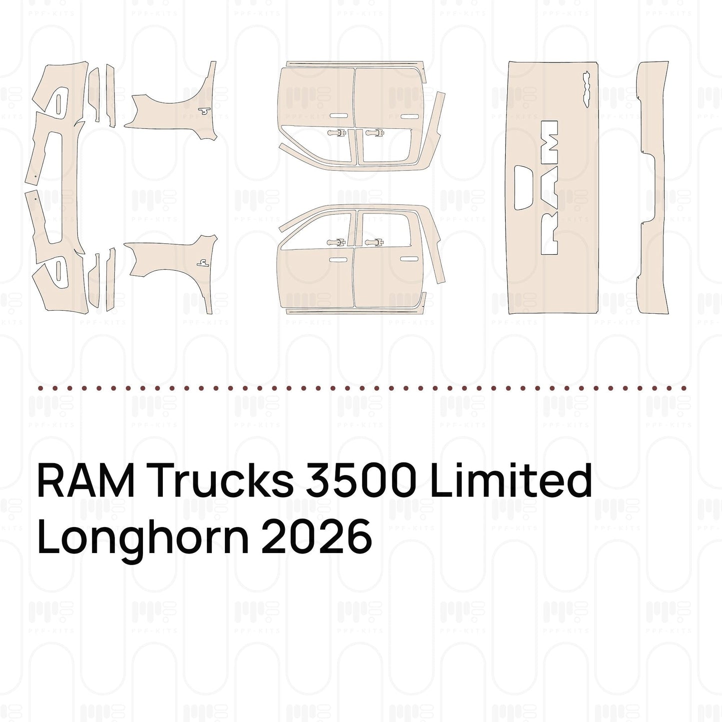 Pre-CutPPFRAMTrucks3500LimitedLonghorn2026