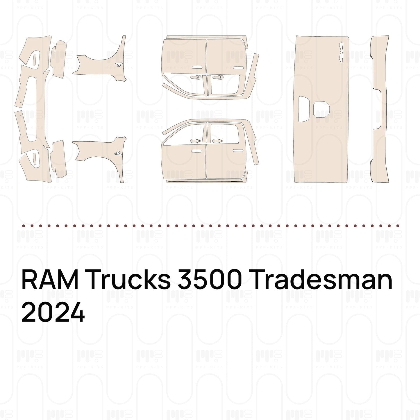 Pre-CutPPFRAMTrucks3500Tradesman2024