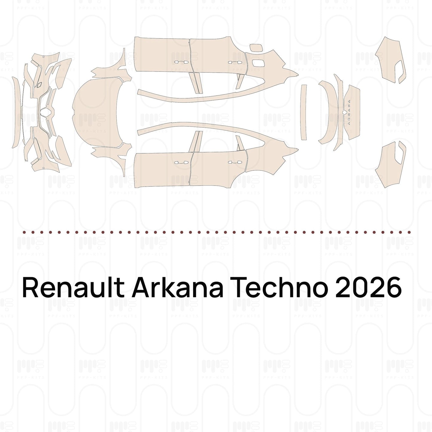 Pre-CutPPFRenaultArkanaTechno2026