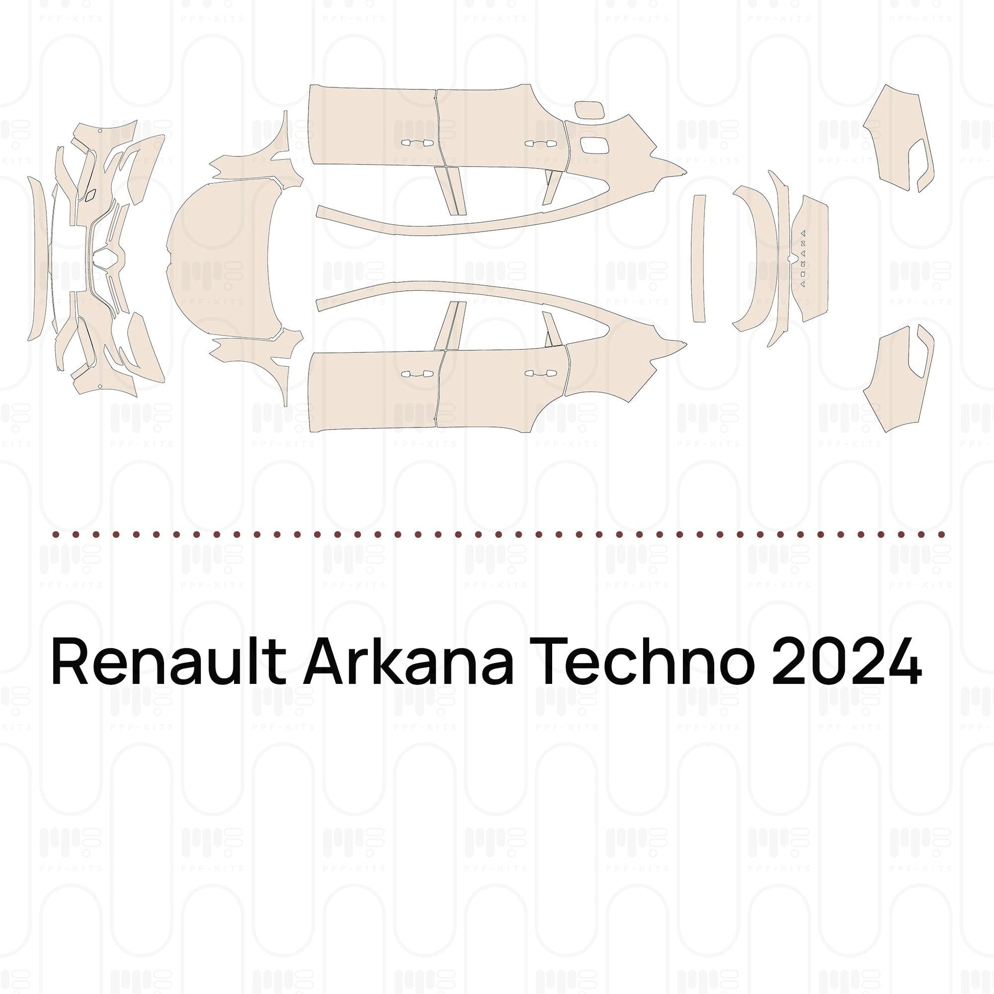 Pre-CutPPFRenaultArkanaTechno2024