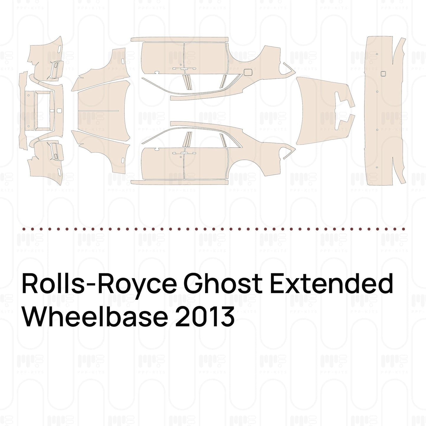 Pre-CutPPFRolls-RoyceGhostExtendedWheelbase2013