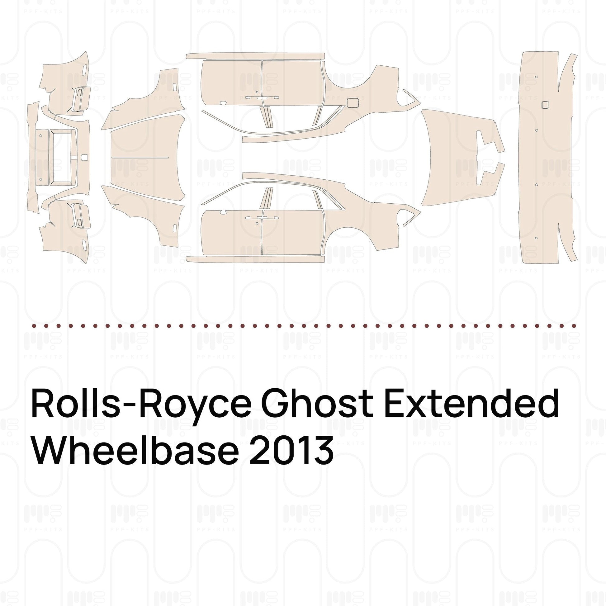 Pre-CutPPFRolls-RoyceGhostExtendedWheelbase2013