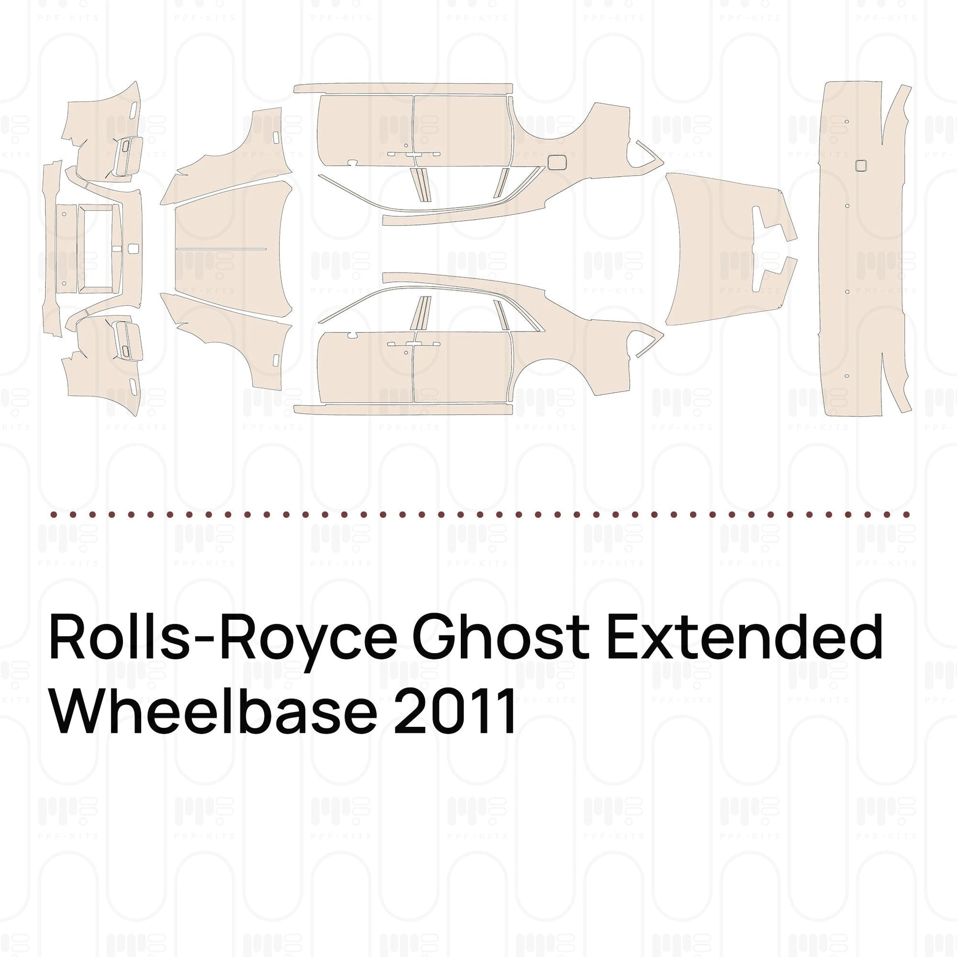 Pre-CutPPFRolls-RoyceGhostExtendedWheelbase2011