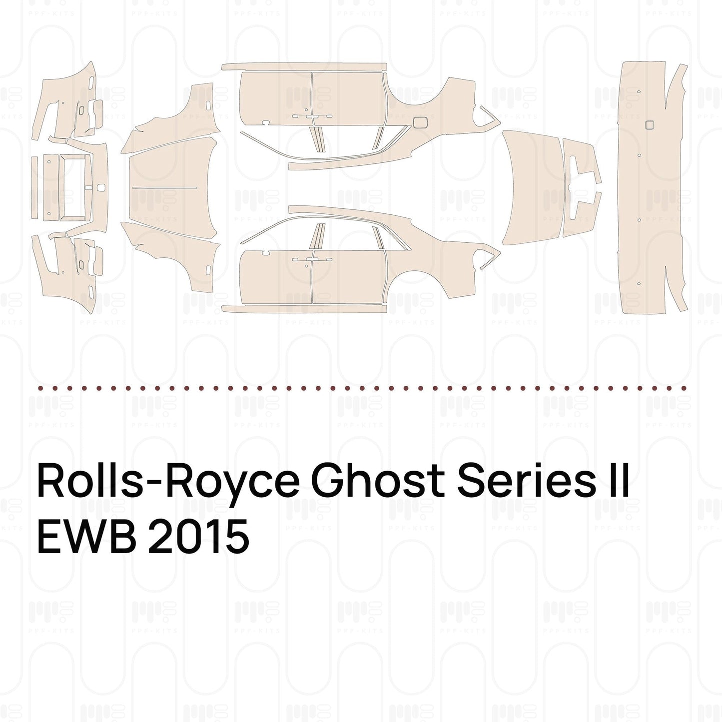 Pre-CutPPFRolls-RoyceGhostSeriesIIEWB2015