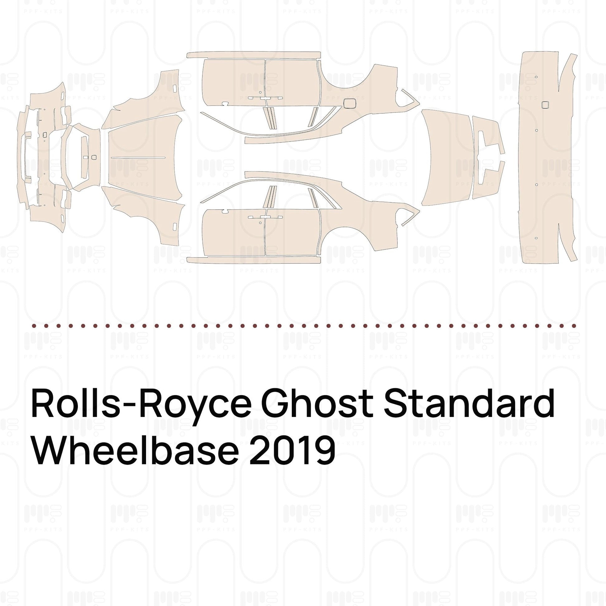 Pre-CutPPFRolls-RoyceGhostStandardWheelbase2019