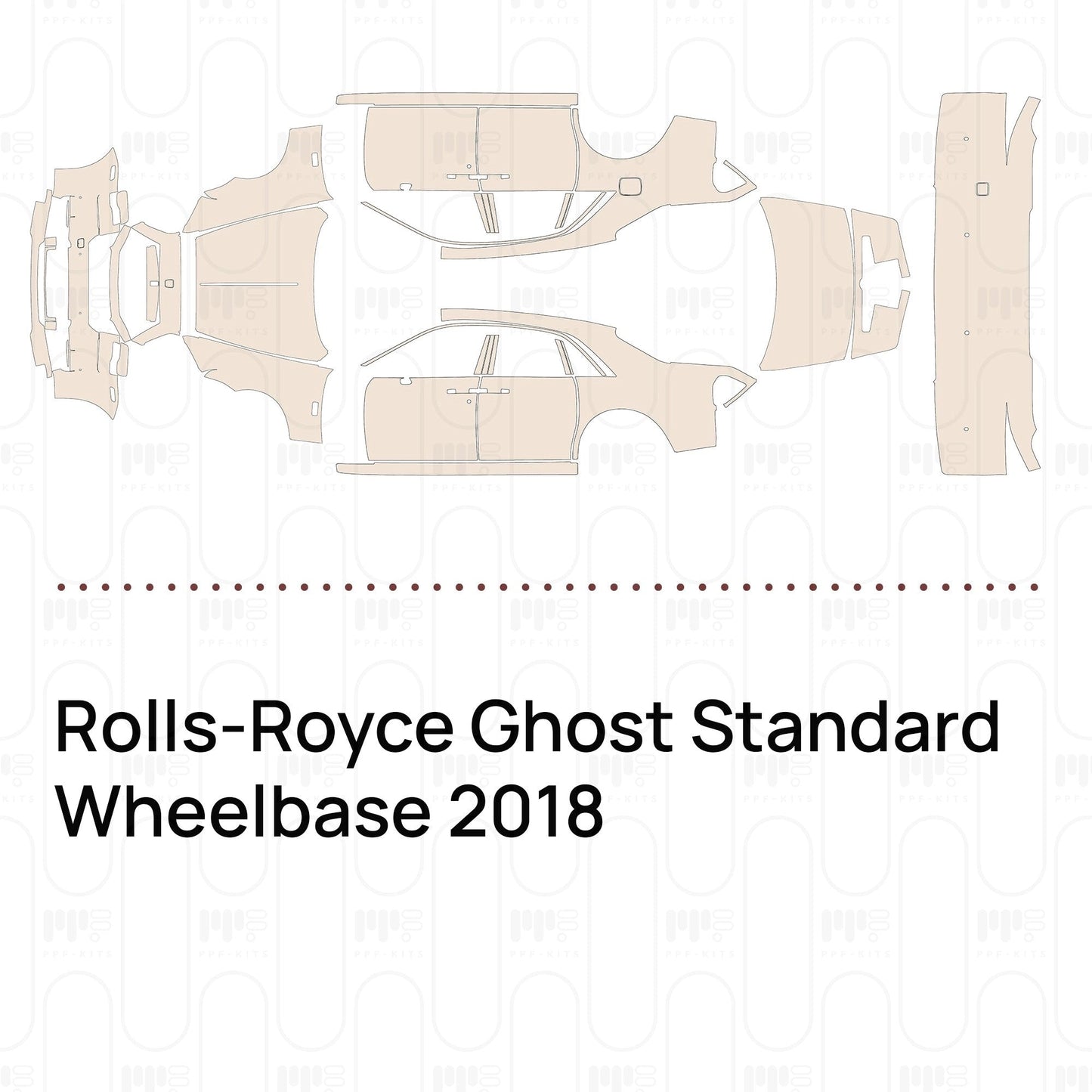 Pre-CutPPFRolls-RoyceGhostStandardWheelbase2018
