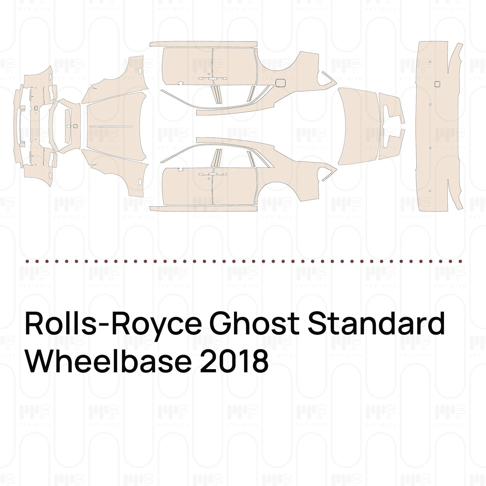 Pre-CutPPFRolls-RoyceGhostStandardWheelbase2018
