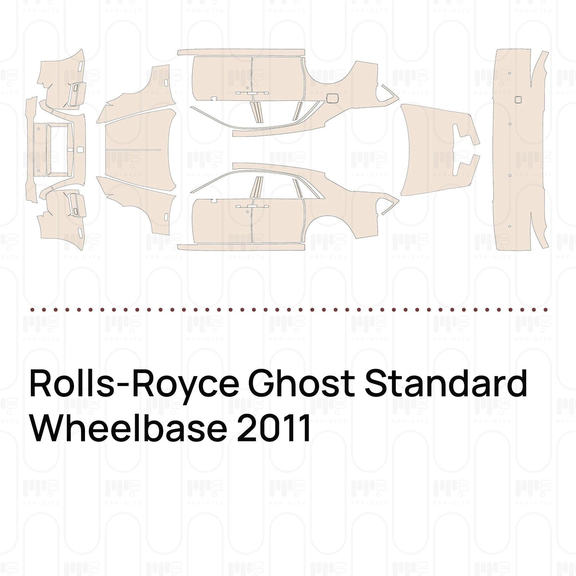 Pre-CutPPFRolls-RoyceGhostStandardWheelbase2011