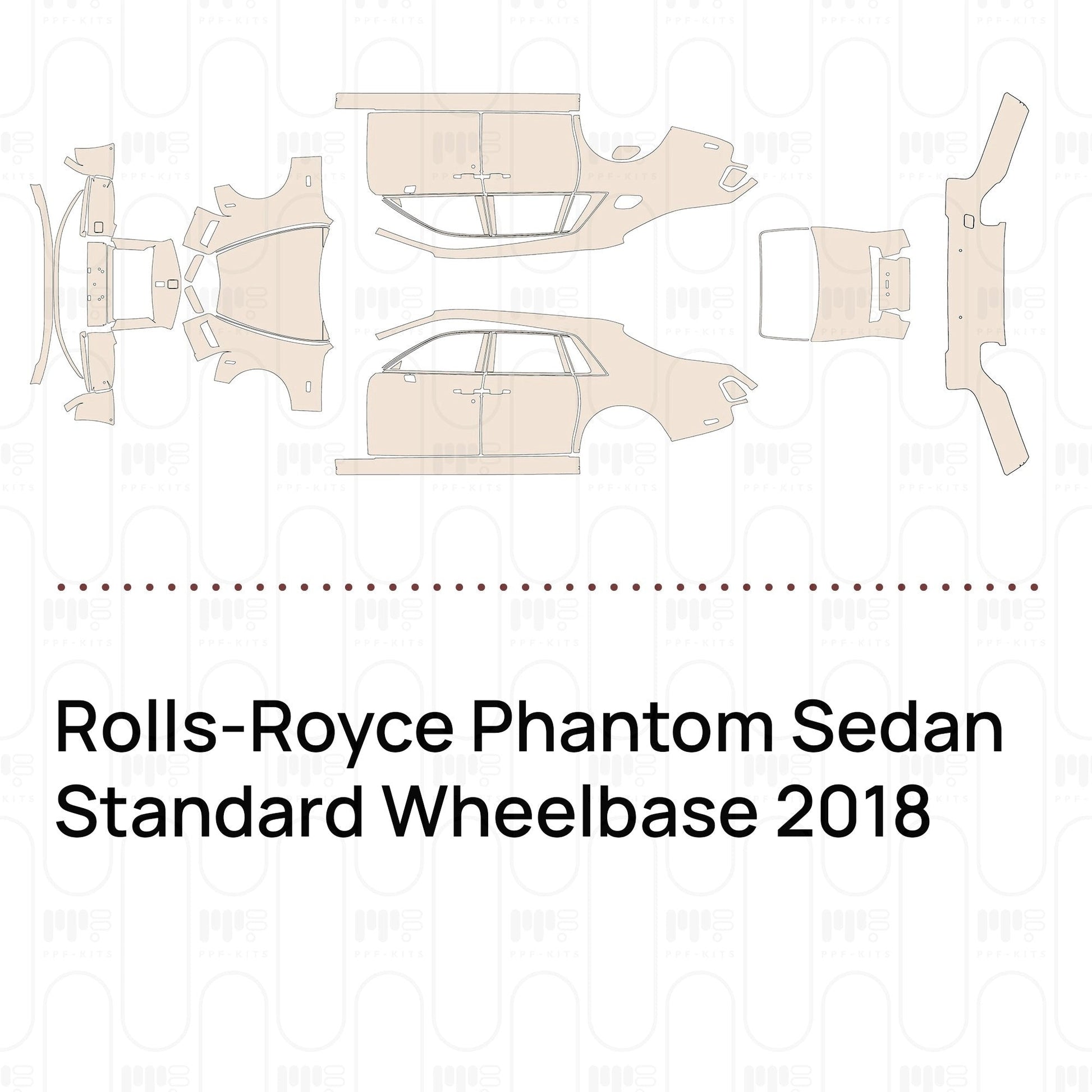 Pre-CutPPFRolls-RoycePhantomSedanStandardWheelbase2018