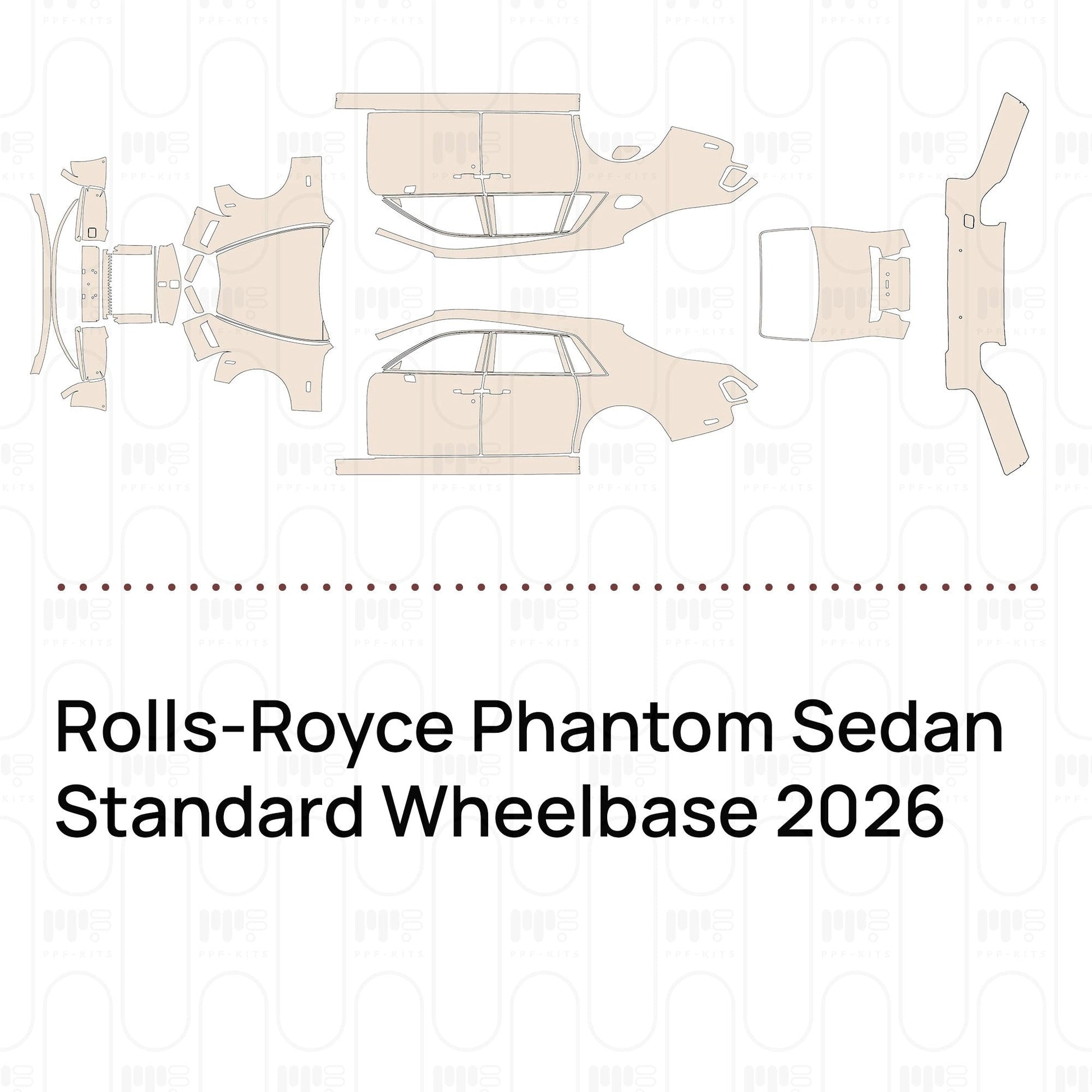 Pre-CutPPFRolls-RoycePhantomSedanStandardWheelbase2026