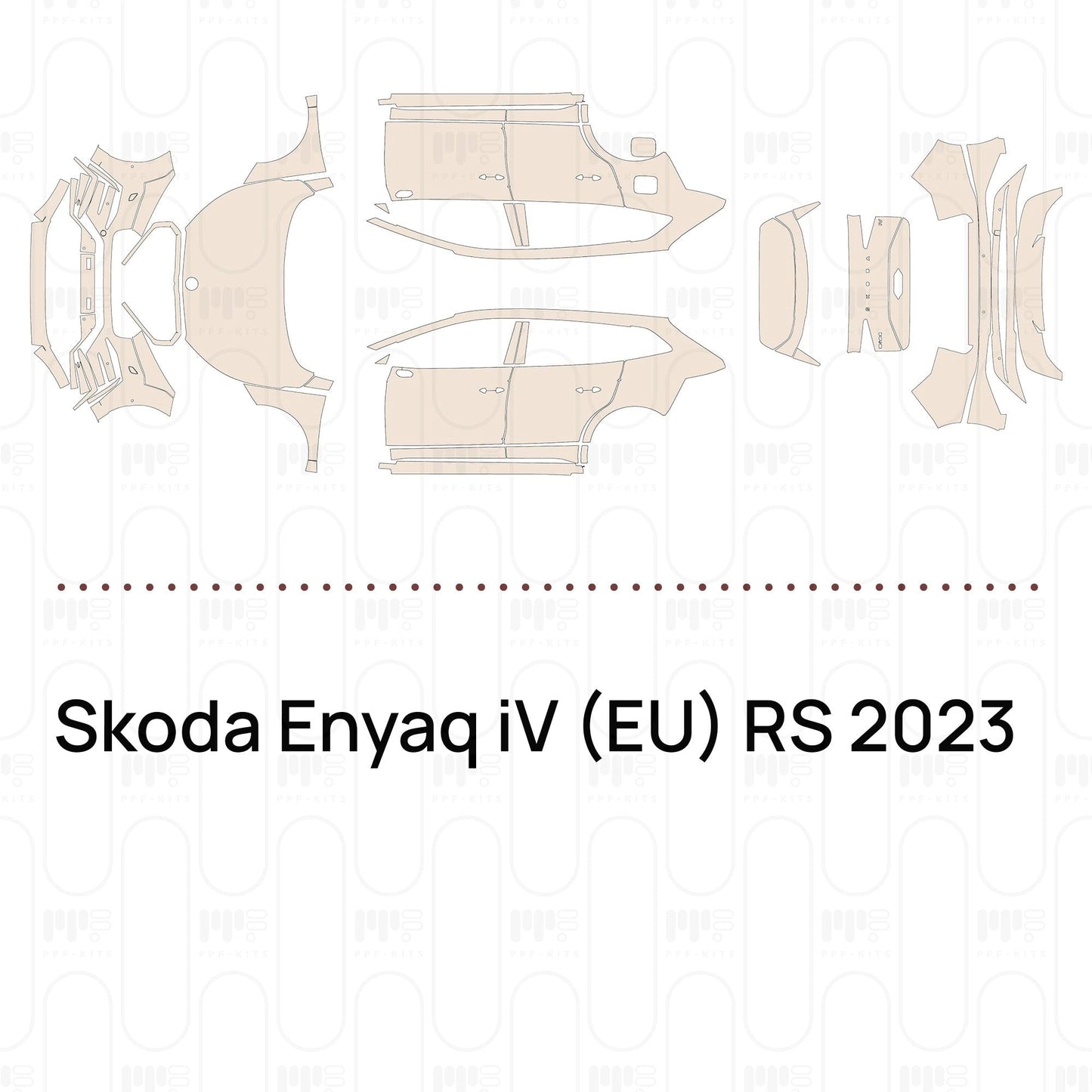 Pre-CutPPFSkodaEnyaqiV(EU)RS2023