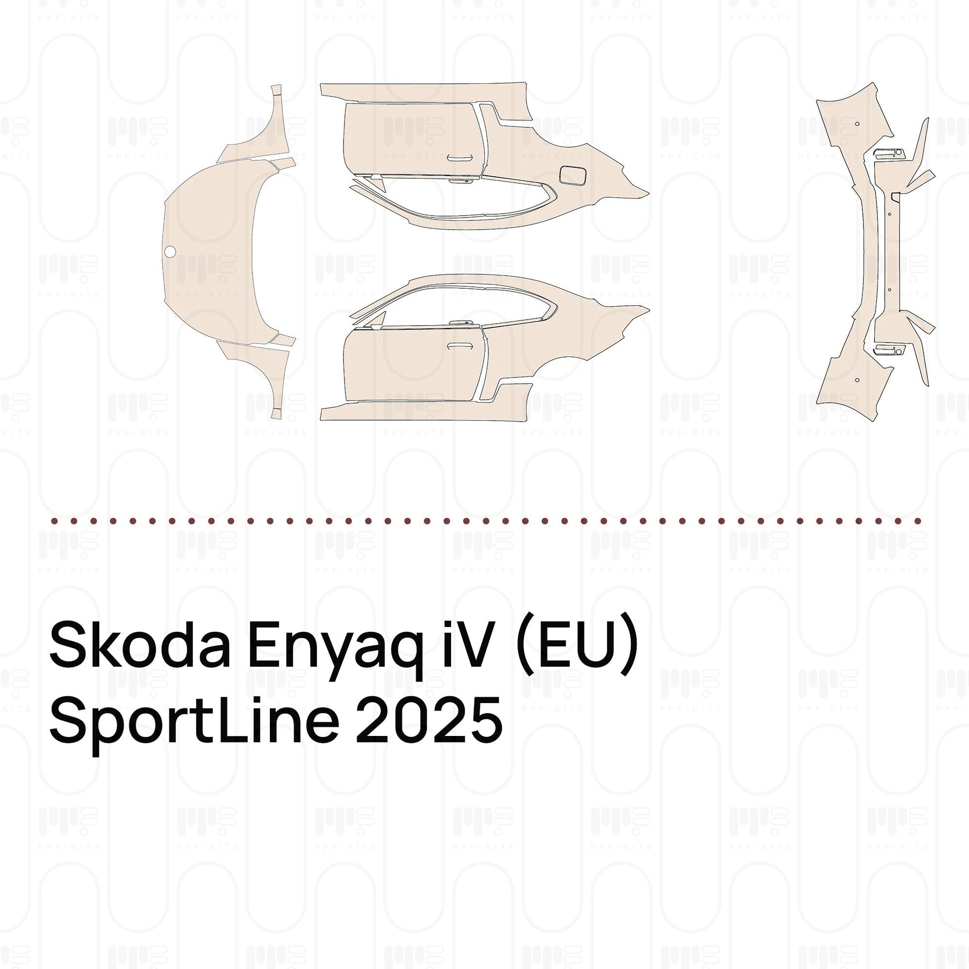 Pre-CutPPFSkodaEnyaqiV(EU)SportLine2025