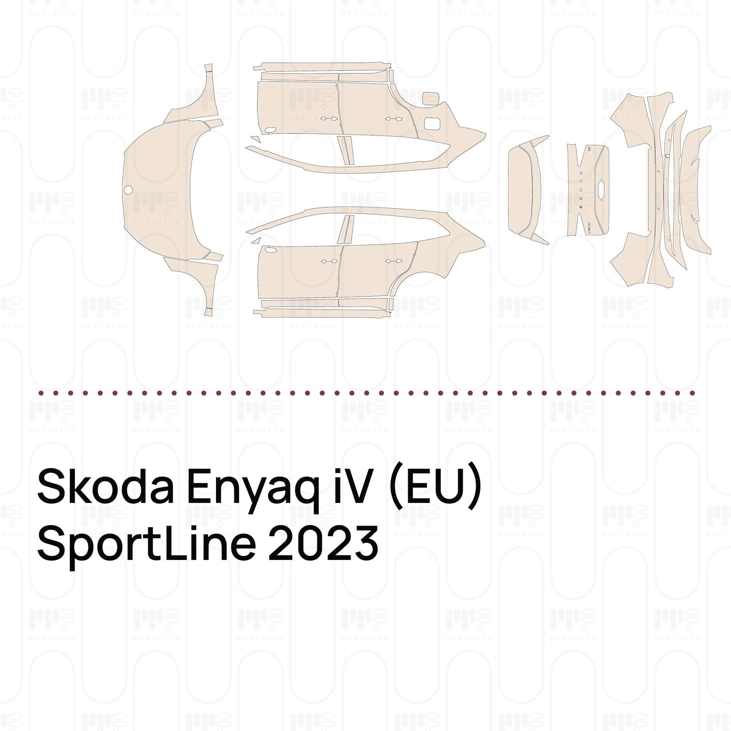 Pre-CutPPFSkodaEnyaqiV(EU)SportLine2023
