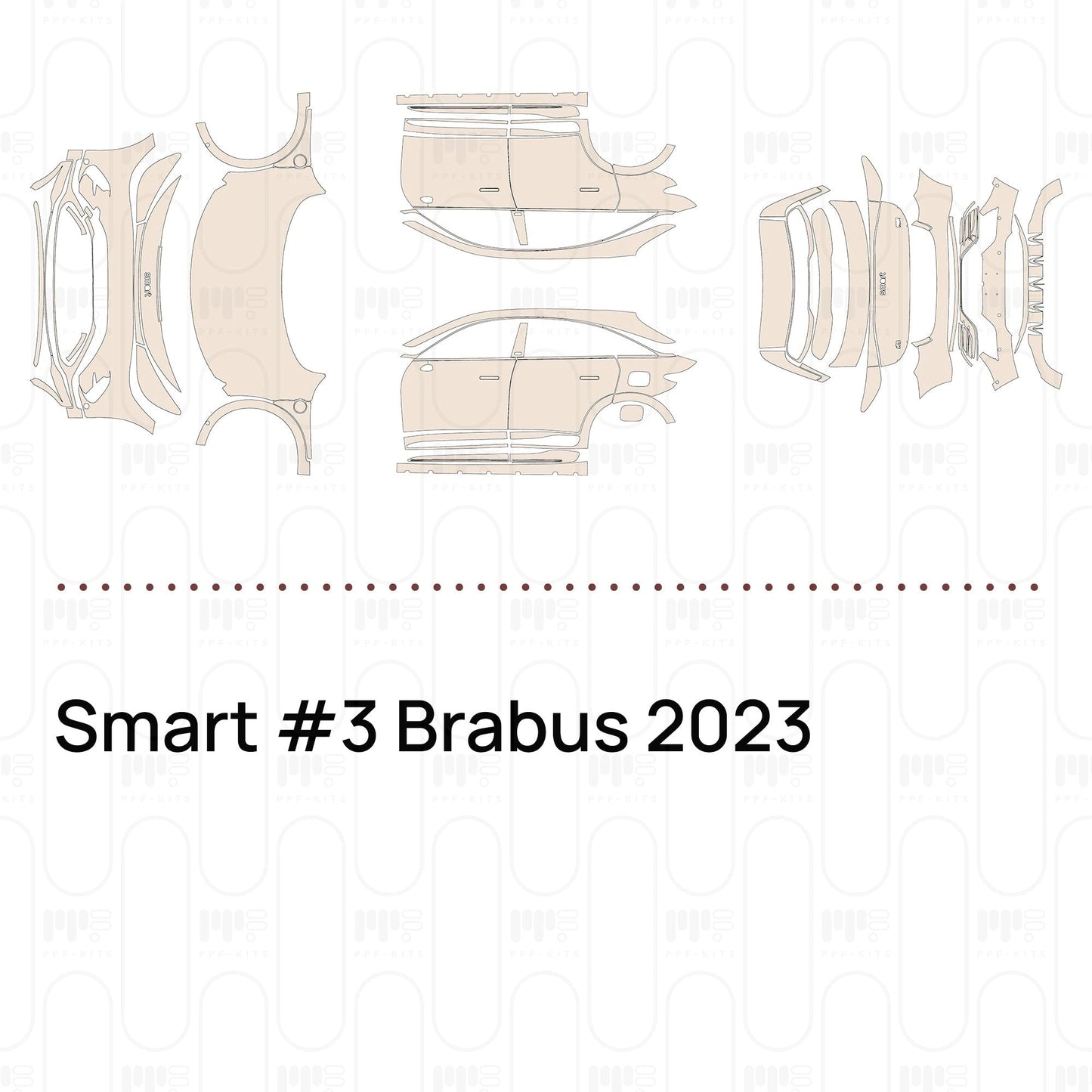 Pre-CutPPFSmart#3Brabus2023