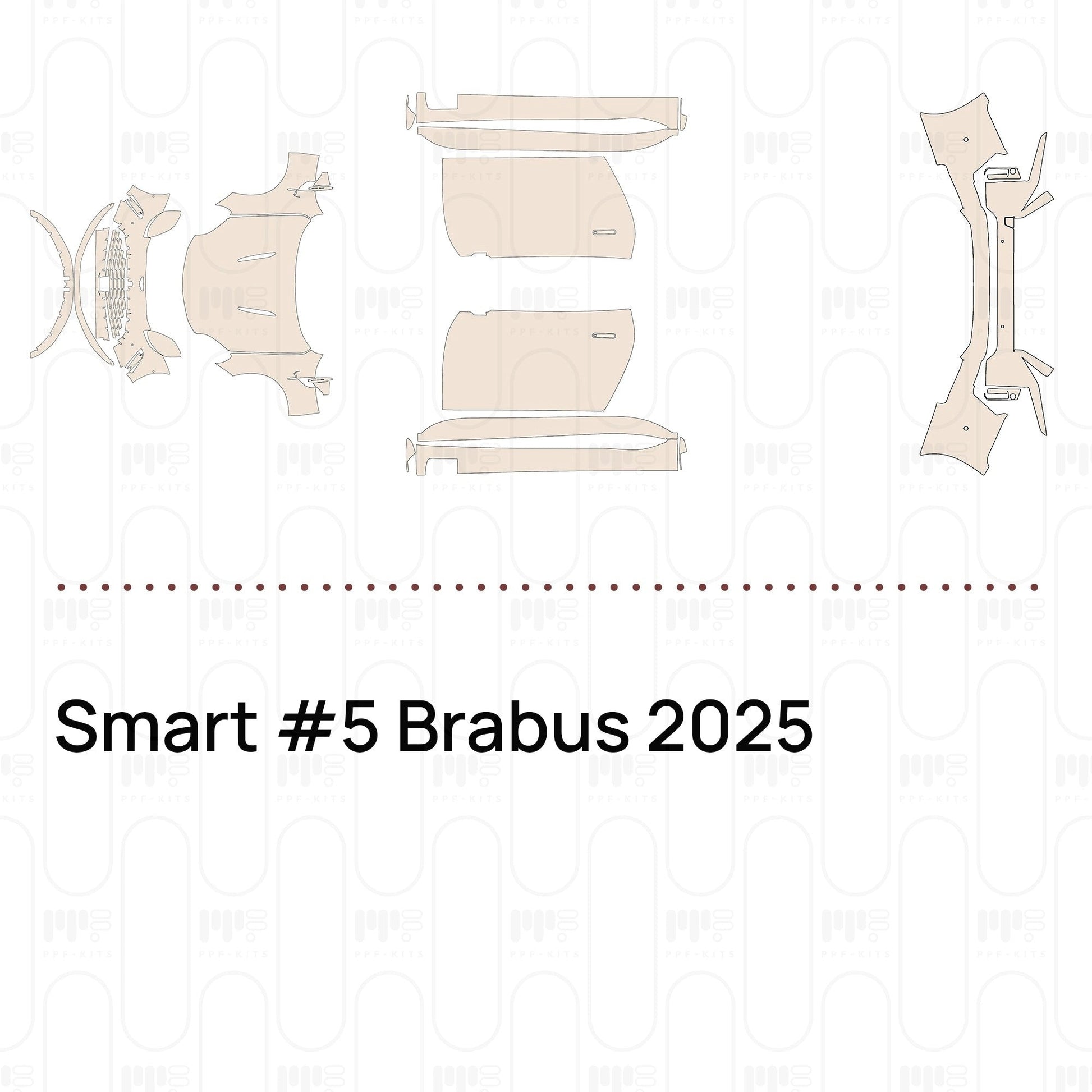 Pre-CutPPFSmart#5Brabus2025