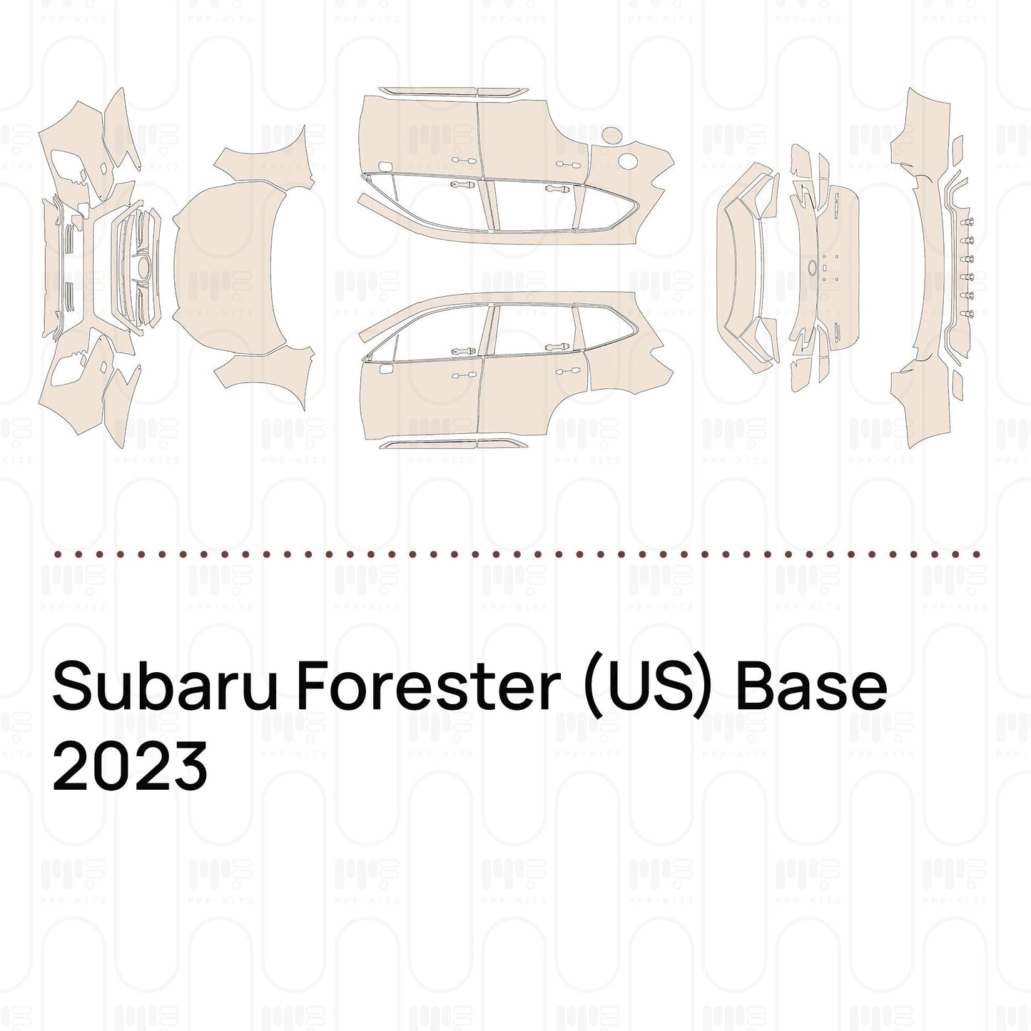 Pre-CutPPFSubaruForester(US)Base2023