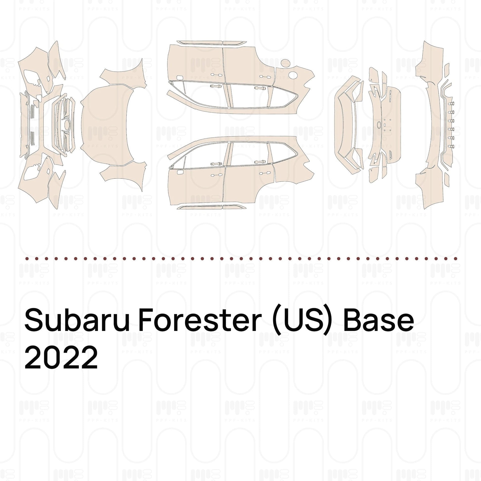 Pre-CutPPFSubaruForester(US)Base2022