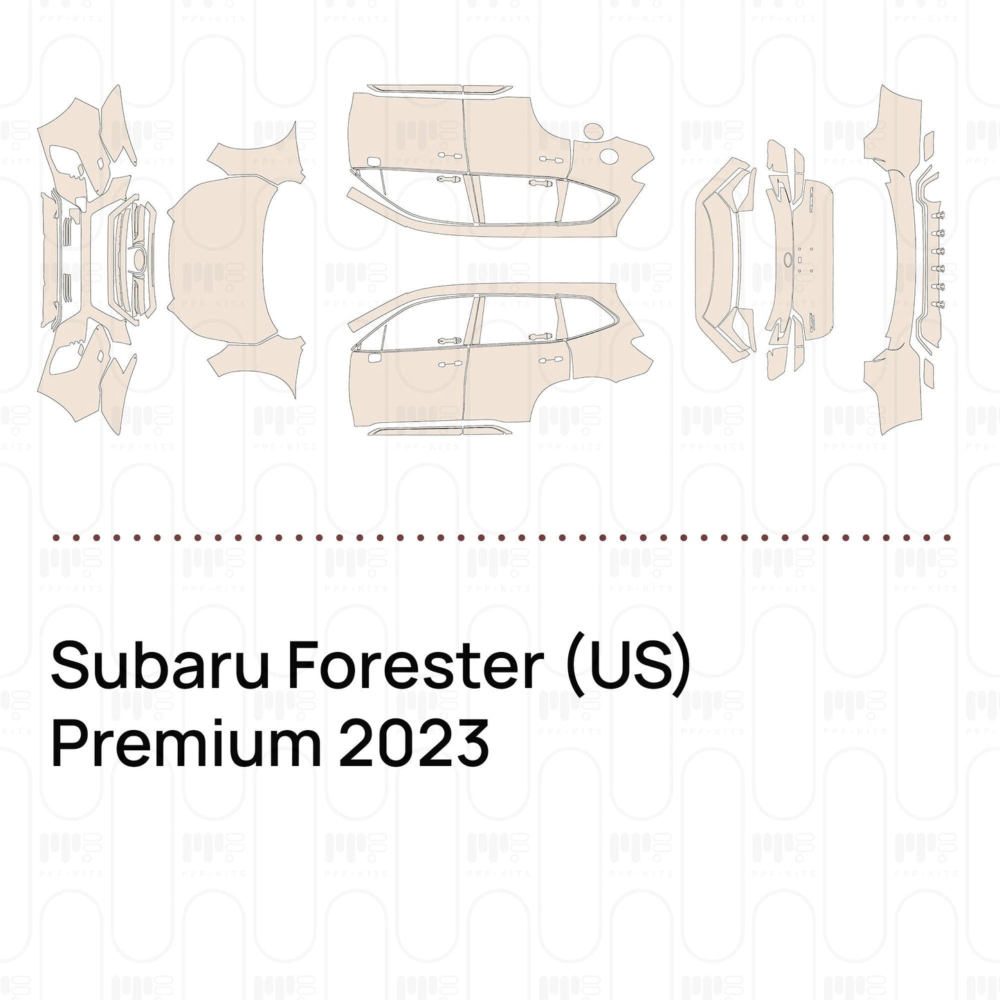 Pre-CutPPFSubaruForester(US)Premium2023