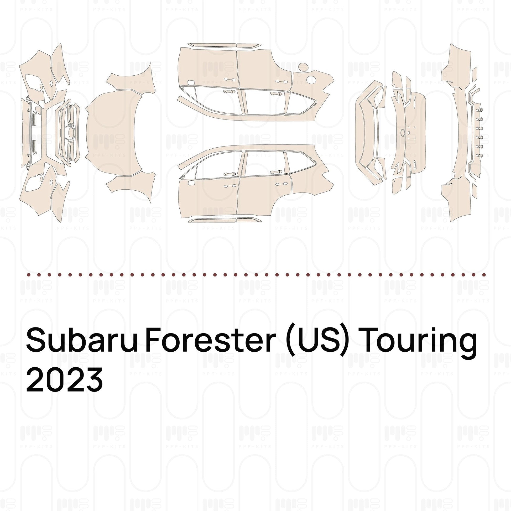 Pre-CutPPFSubaruForester(US)Touring2023