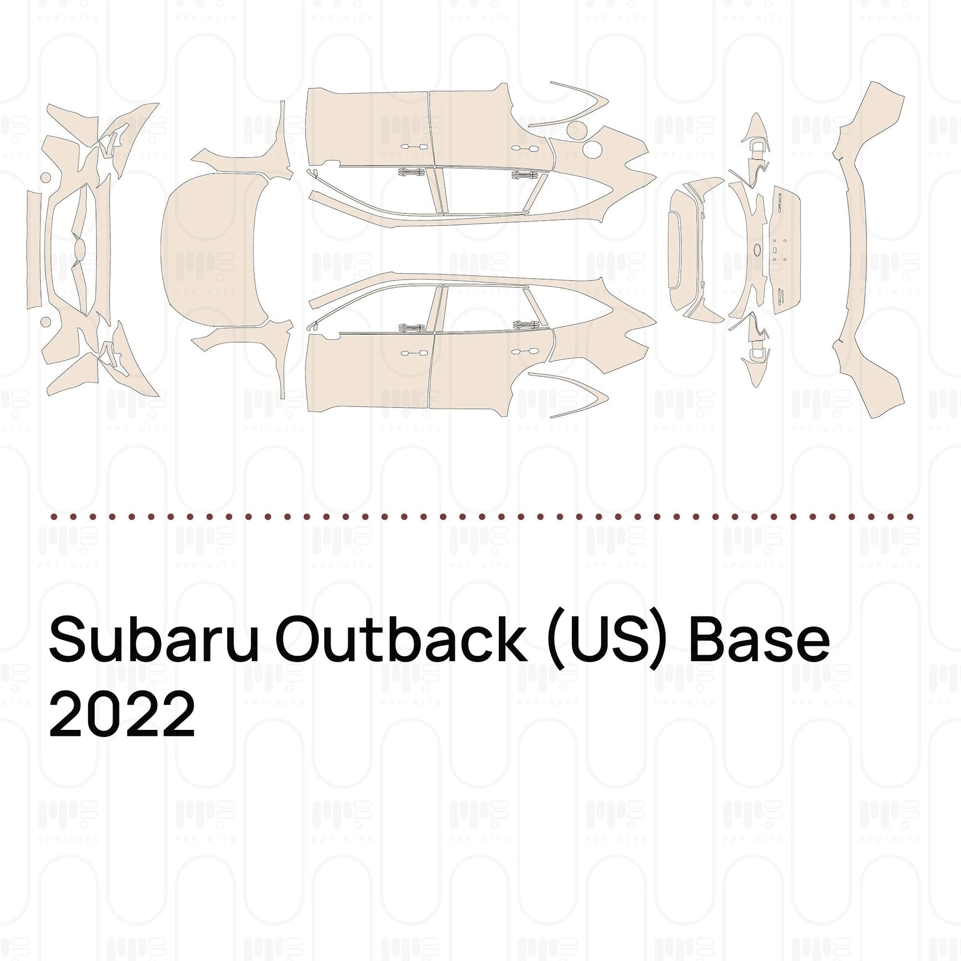 Pre-CutPPFSubaruOutback(US)Base2022