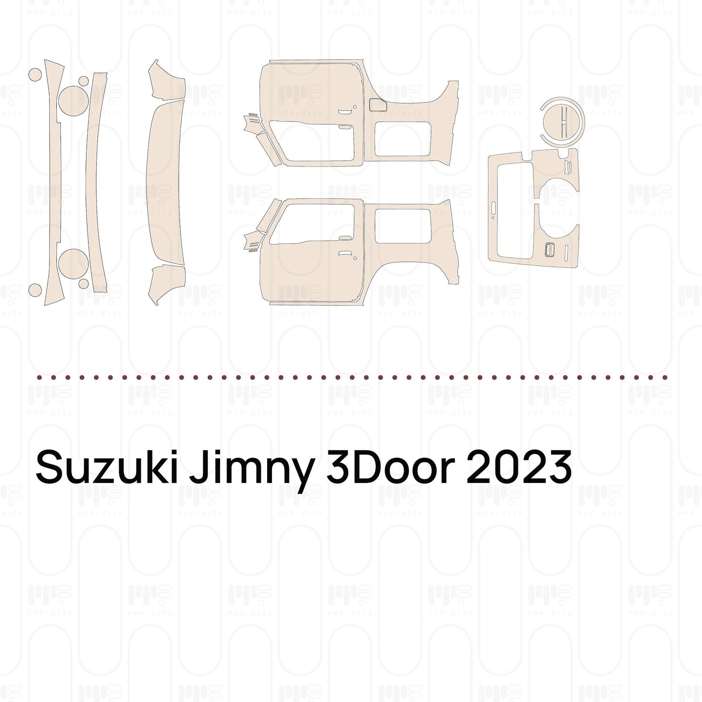 Pre-CutPPFSuzukiJimny3Door2023