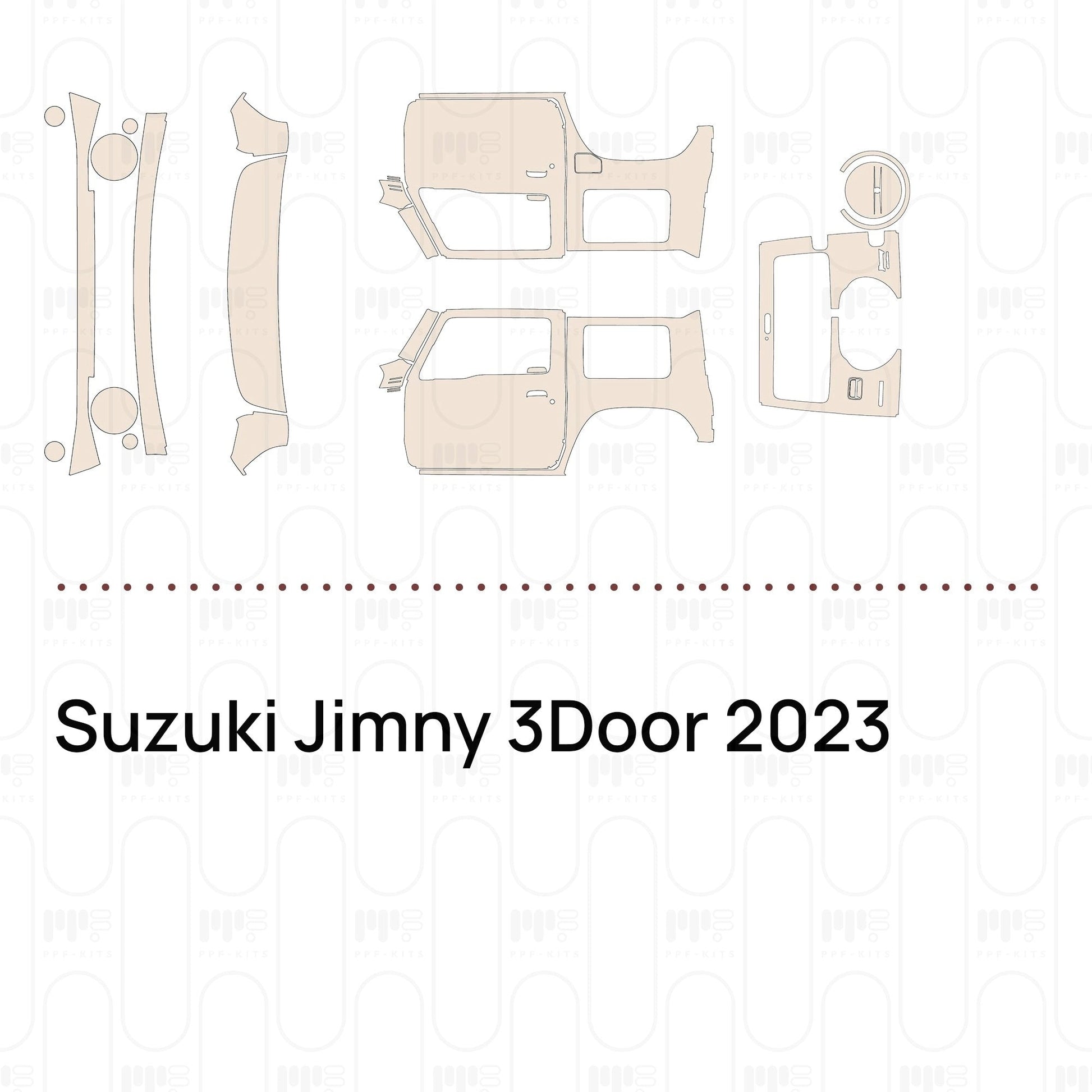 Pre-CutPPFSuzukiJimny3Door2023