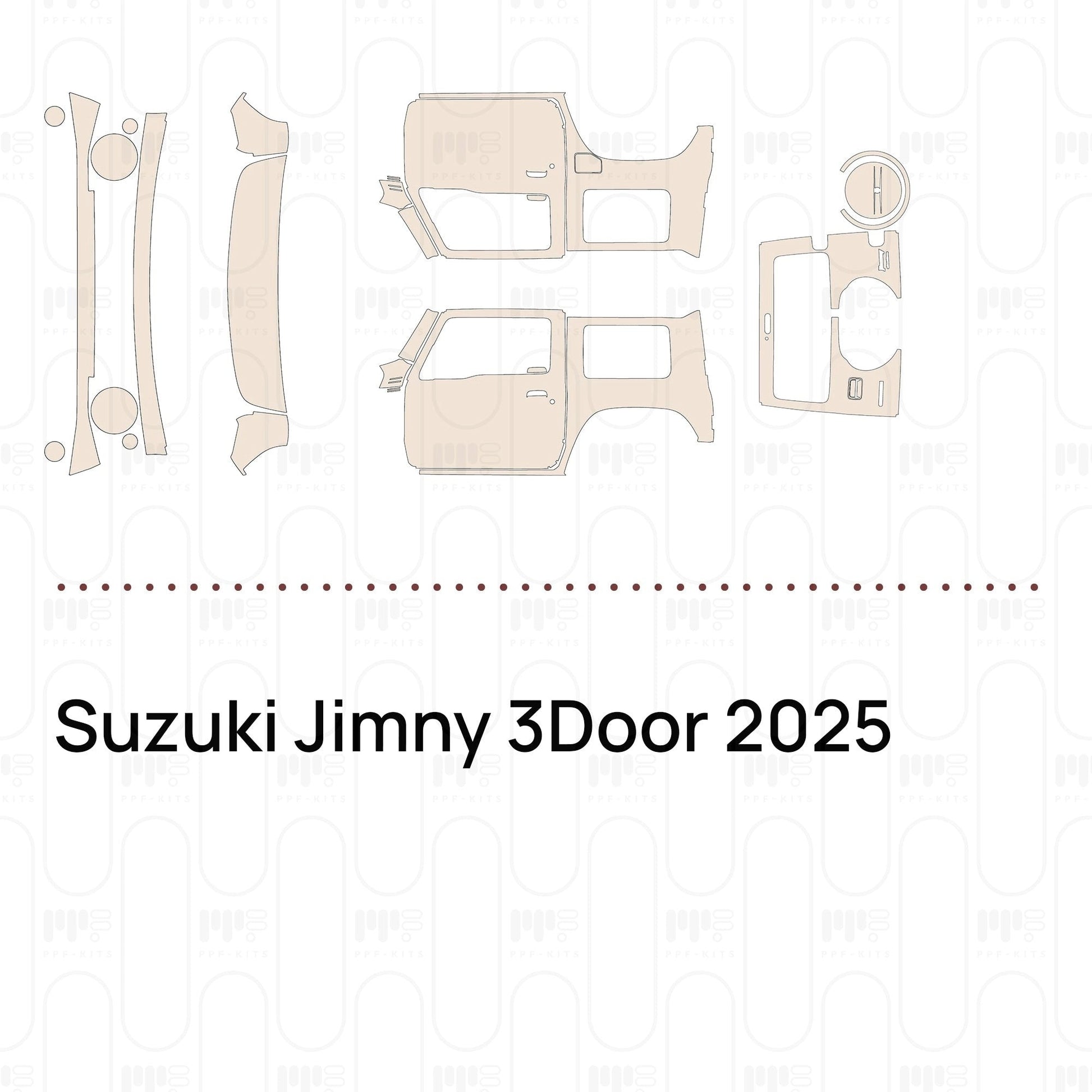 Pre-CutPPFSuzukiJimny3Door2025