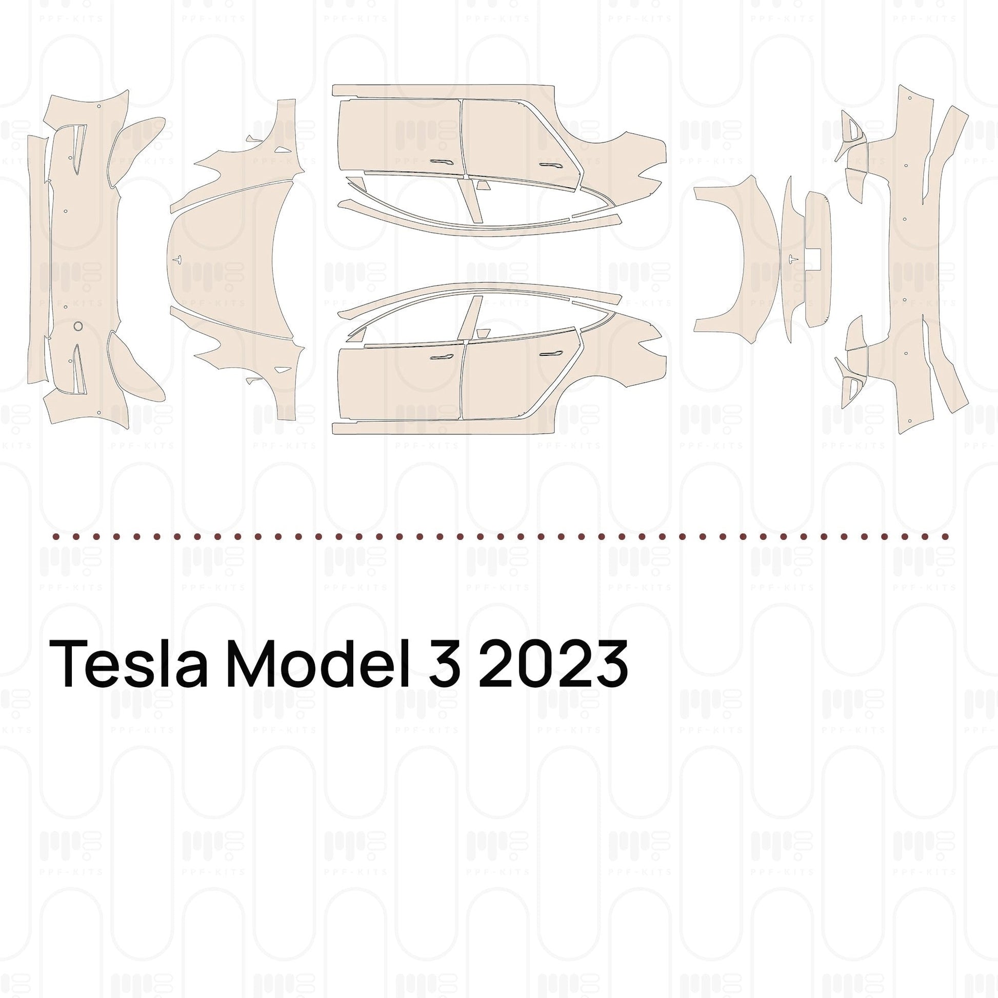 Pre-CutPPFTeslaModel32023