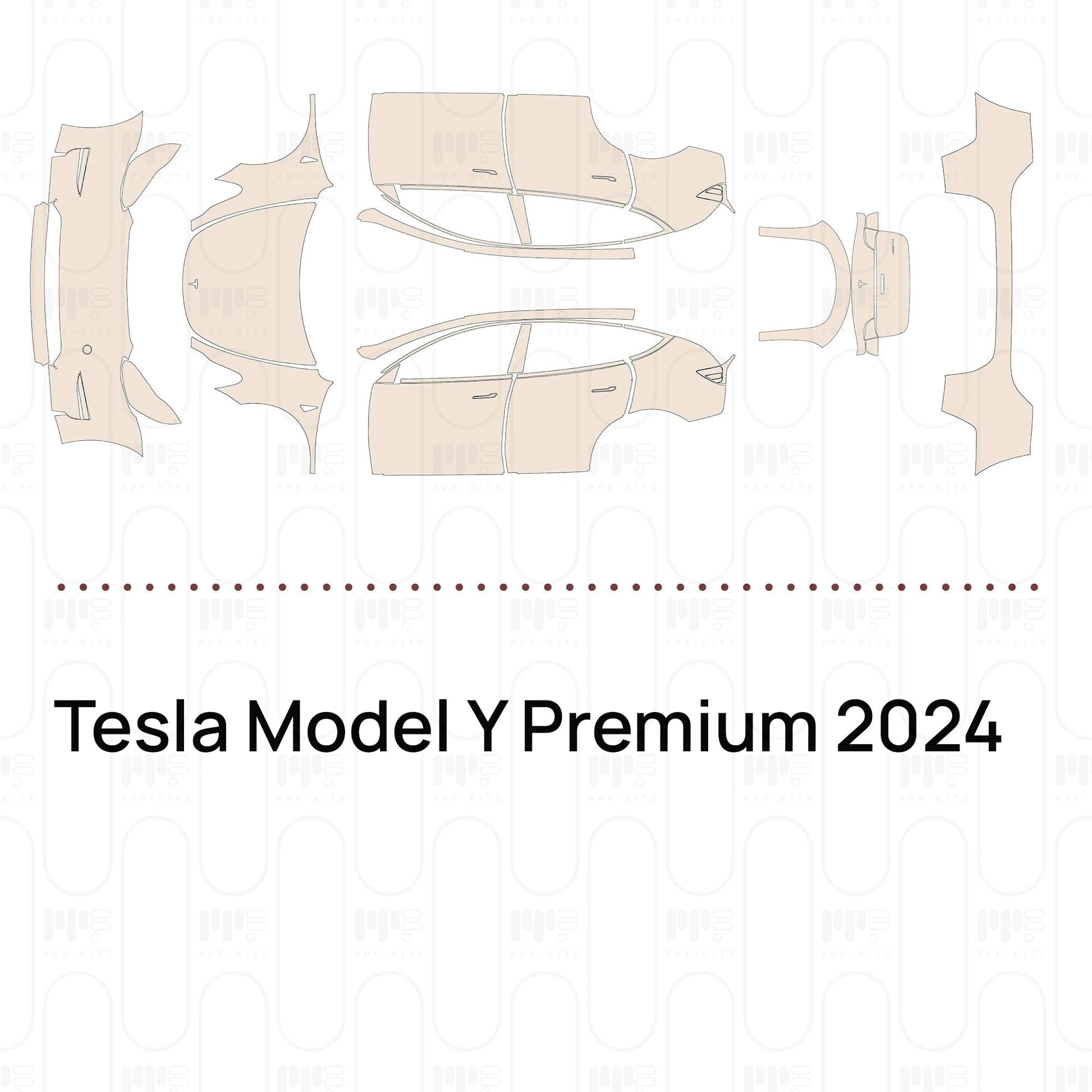 Pre-CutPPFTeslaModelYPremium2024