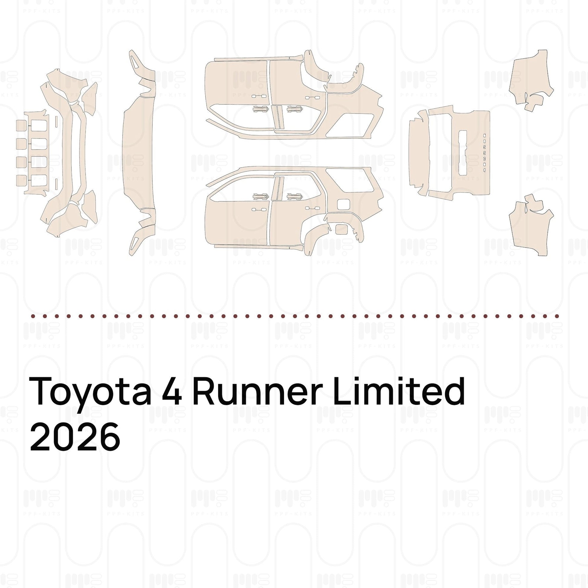 Pre-CutPPFToyota4RunnerLimited2026