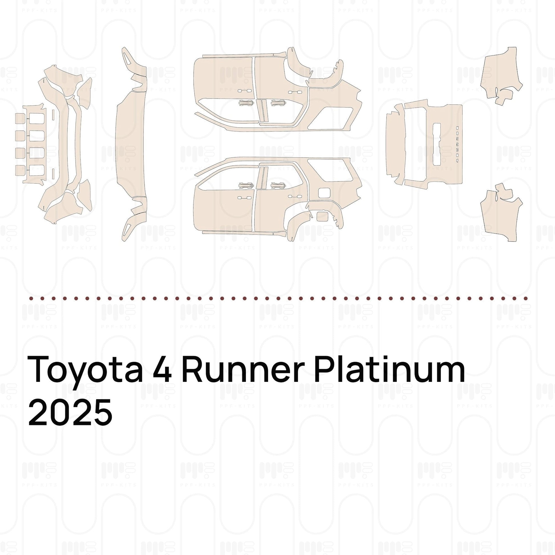 Pre-CutPPFToyota4RunnerPlatinum2025