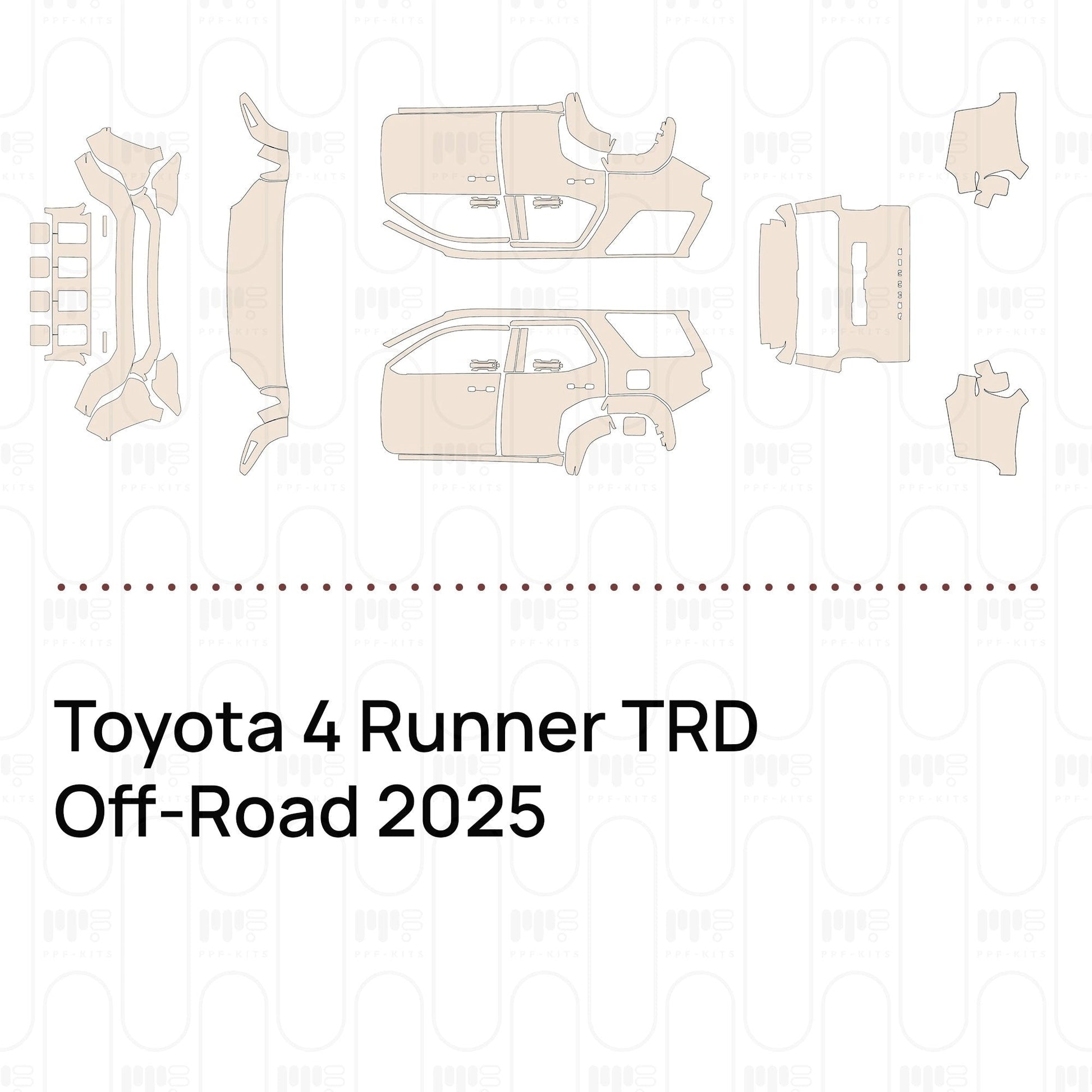 Pre-CutPPFToyota4RunnerTRDOff-Road2025