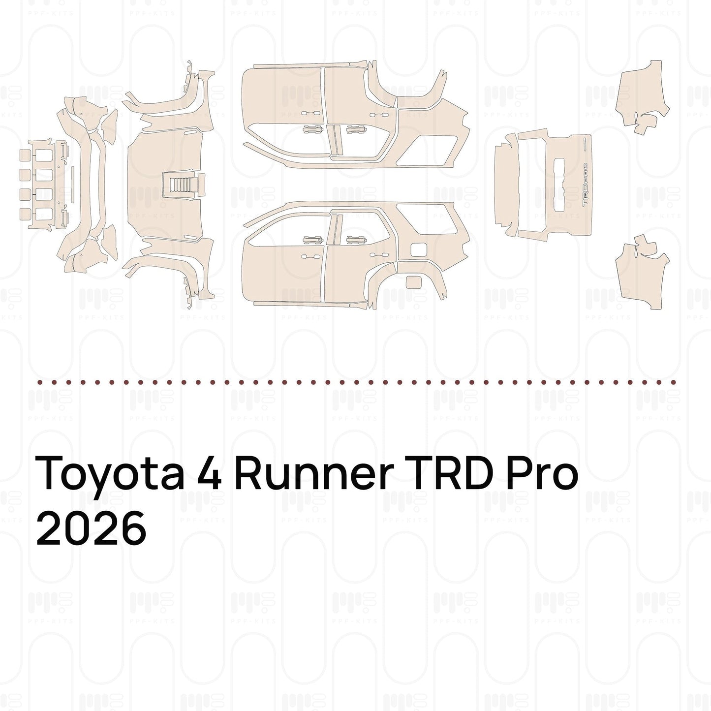 Pre-CutPPFToyota4RunnerTRDPro2026
