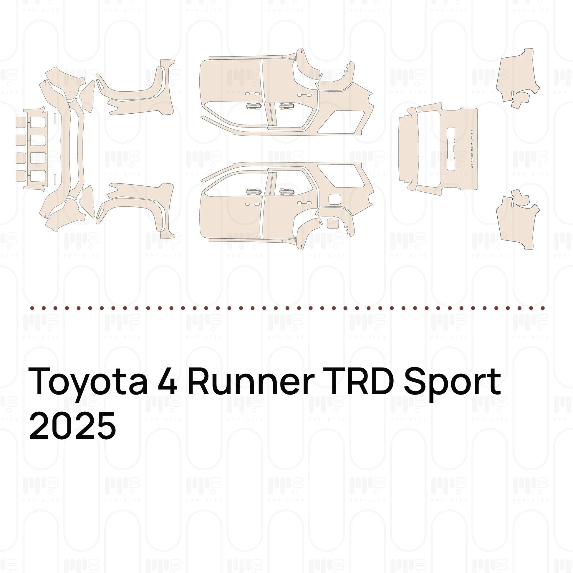 Pre-CutPPFToyota4RunnerTRDSport2025